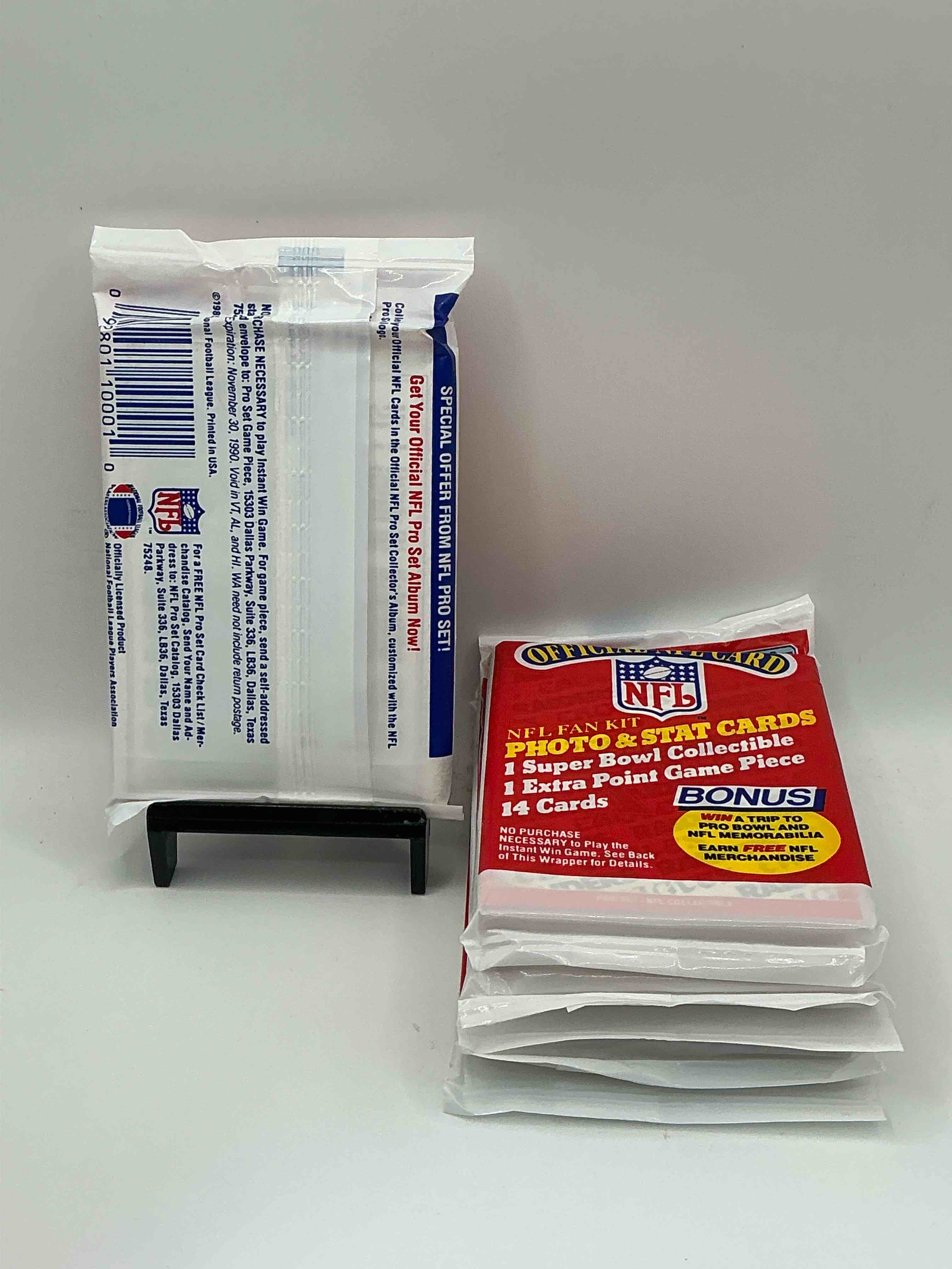 Condition photo showing New/Like New for Loaded! 1989 Pro Set Football Sealed Card Pack, Direct From Original Retail Case!Highly Sought After By Collectors As This Year Is Loaded With High Profile Rookies!Search For Rookie Cards From Barry Sanders, Deion Sanders, Troy Aikman, Michael Irvin & Much More! Getting Hard To Find!