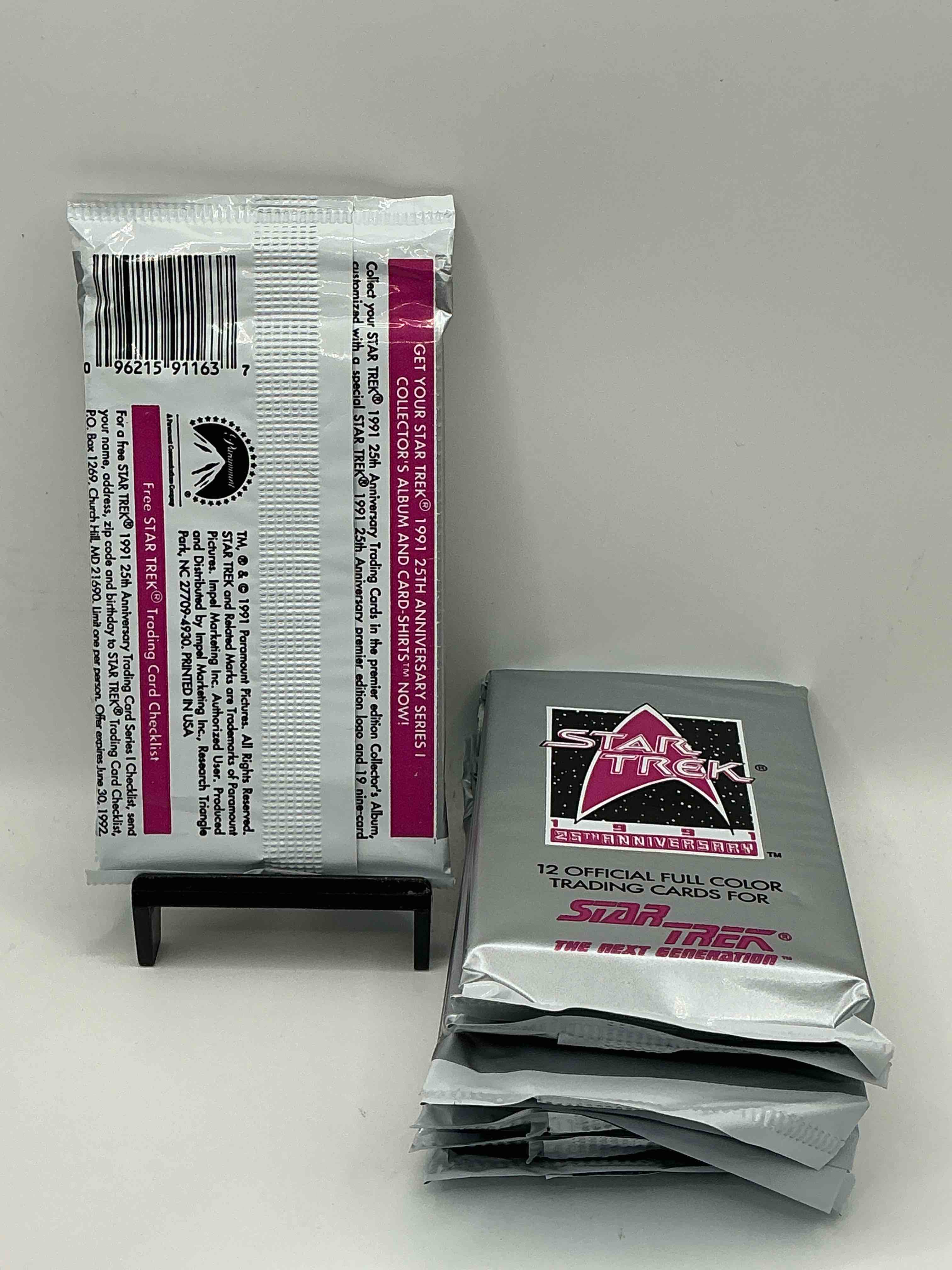 Condition photo showing New/Like New for Star Trek Rarities! 1991 Star Trek Unopened Packs, Straight From Box! Collect These Ultra Rare Packs!
