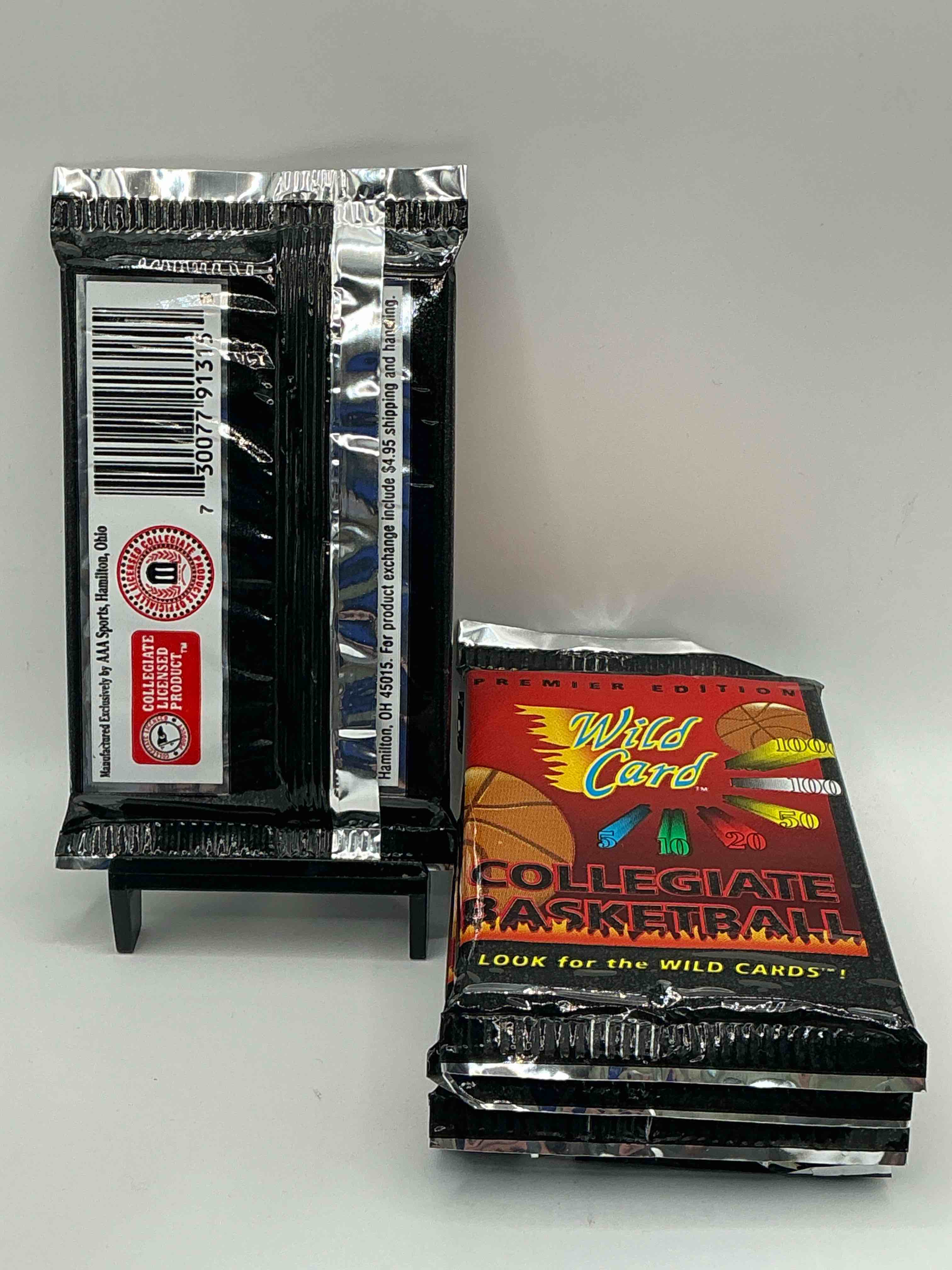 Condition photo showing New/Like New for Wild Card Premier Edition 1992 Basketball Card Packs! LOOK FOR THE WILD CARDS! Basketball Packs! 