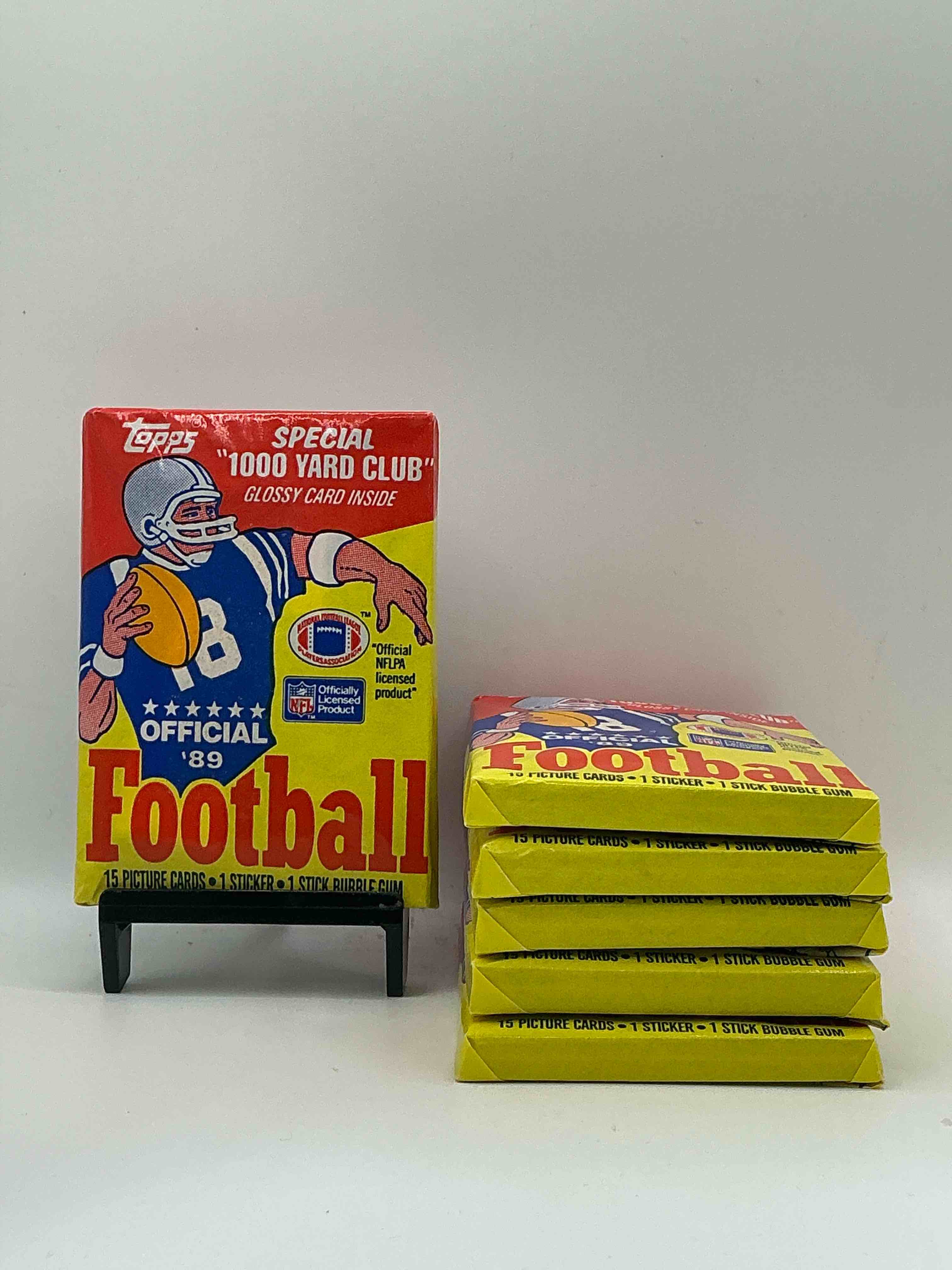 1989 Topps Football Unopened Sports Card Wax Packs! Straight From Original Box!Search For Deion Sanders Rookie Cards! Along With Valuable Jerry Rice, Bo Jackson & Other 80's Stars!