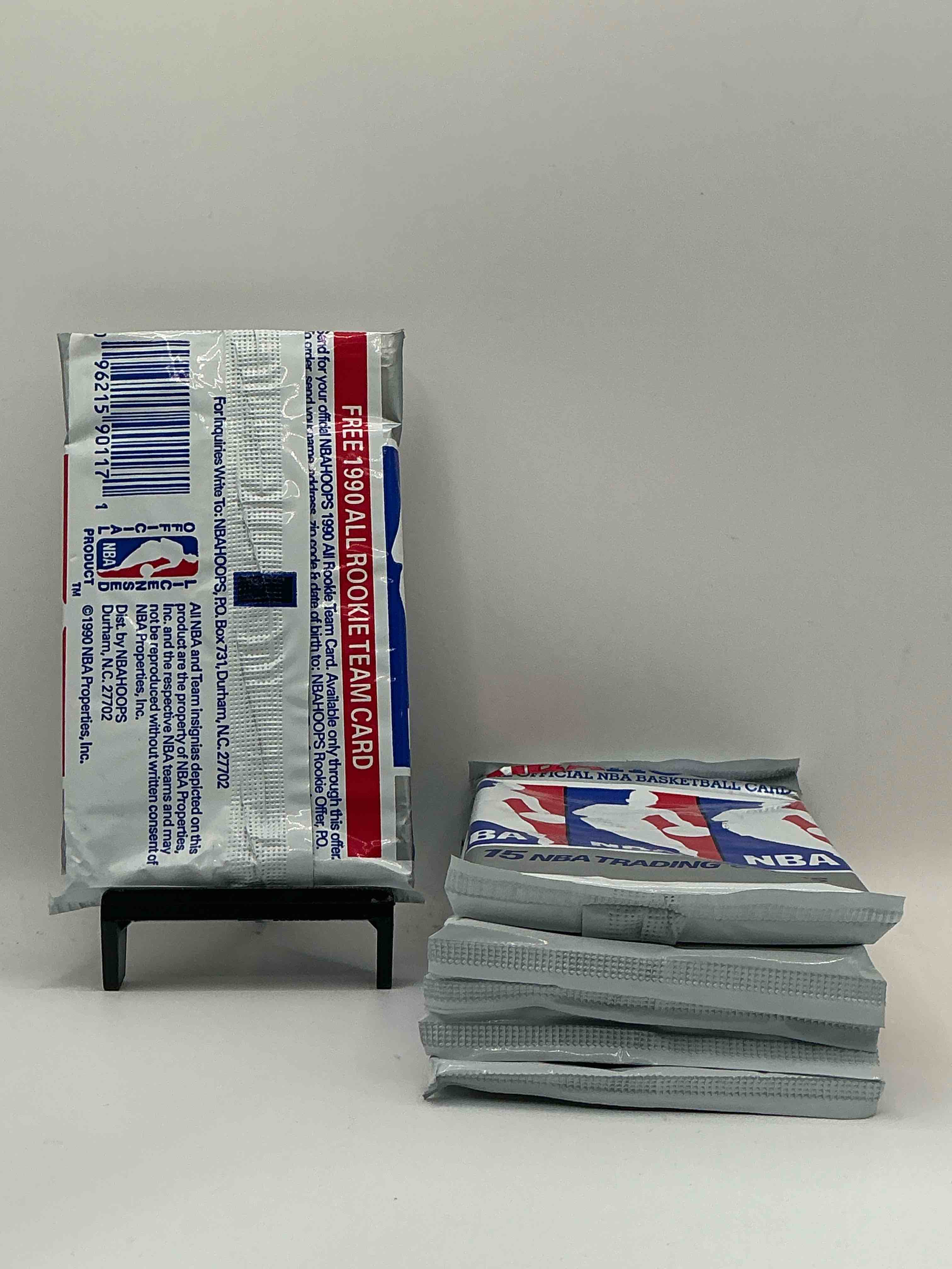 Condition photo showing New/Like New for Michael Jordan!? 1990/91 NBA Hoops Unopened Sealed Trading Collectible Sports Card Pack, Direct From Original Sealed Retail Case! Search For Early Michael Jordan #65 (PSA 10 Value $550), Jordan All Star Card, & Too Many Other Nice Cards To List!