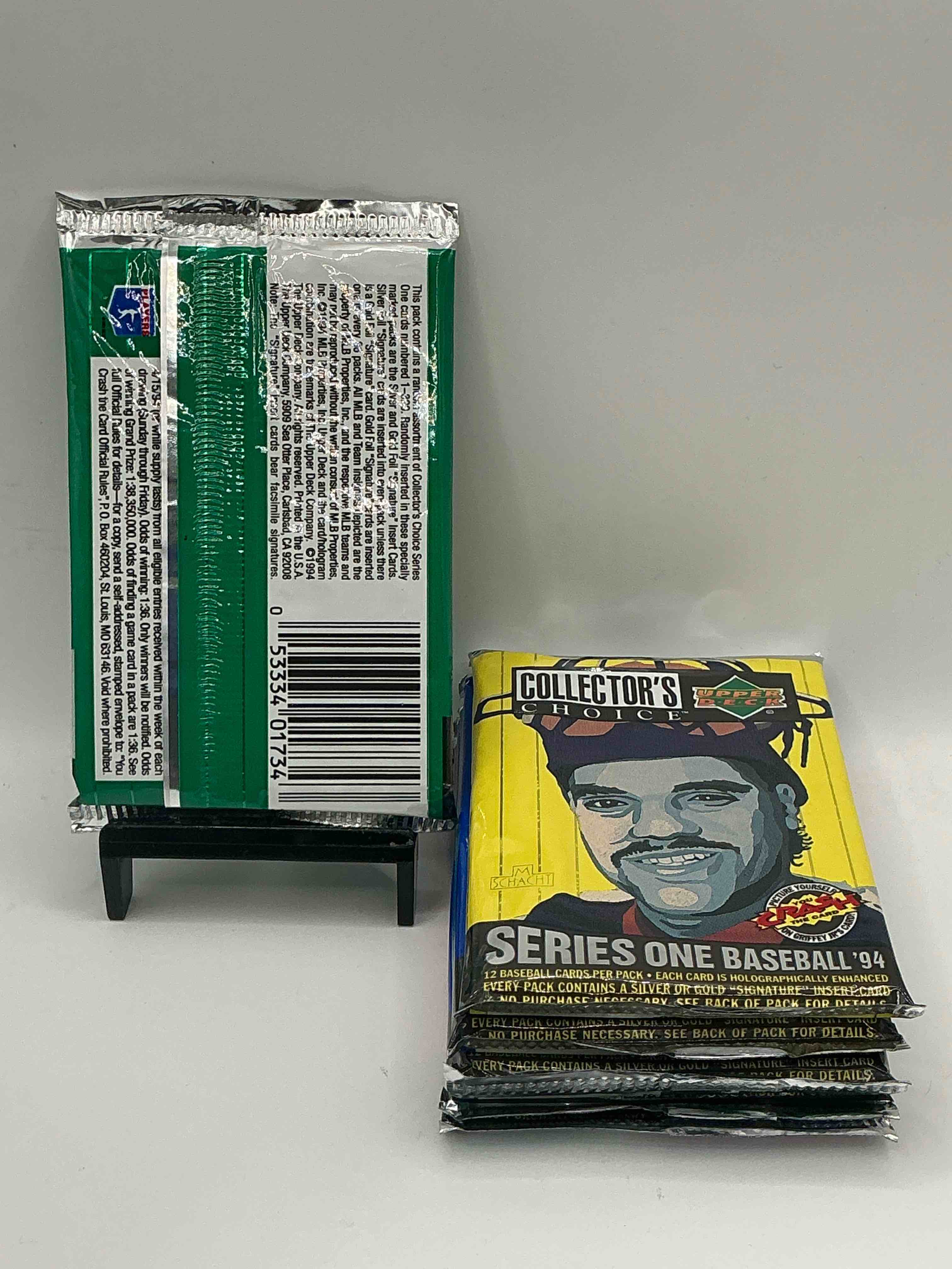 Condition photo showing New/Like New for Upper Deck 1994 Collector's Choice Edition Insanity! The Possibility For Some INSANE Cards Inside! Search For Michael Jordan Rookie, Electric Diamond & Base, Alex Rodriquez Rookie, Electric Diamond & Base, Ken Griffey, Derek Jeter & More!Rookies & Diamonds Like Crazy! All Unopened