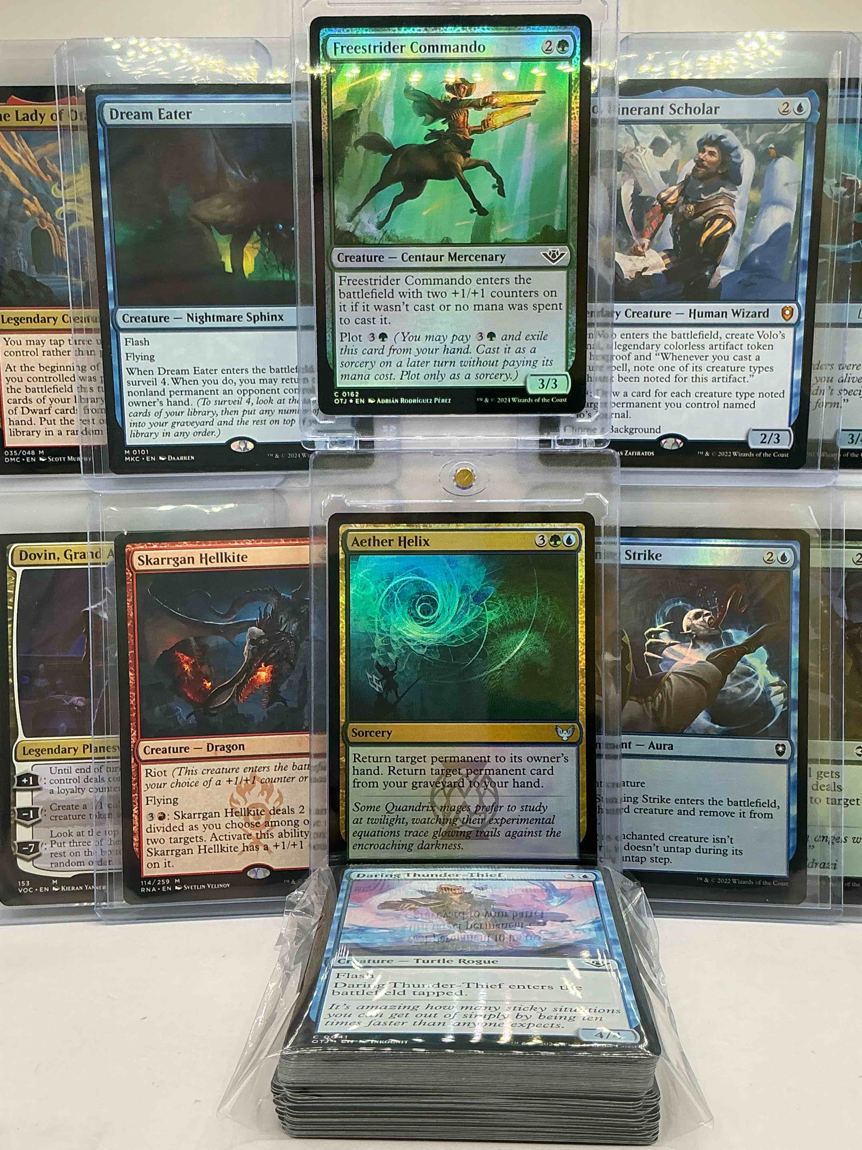 Condition photo showing New/Like New for Magic The Gathering 50 Card Lot! Lot Includes 5 Rare Cards & 5 Holo Foil Cards! All Cards In Excellent Condition! A Great Way To Join The MTG Craze!