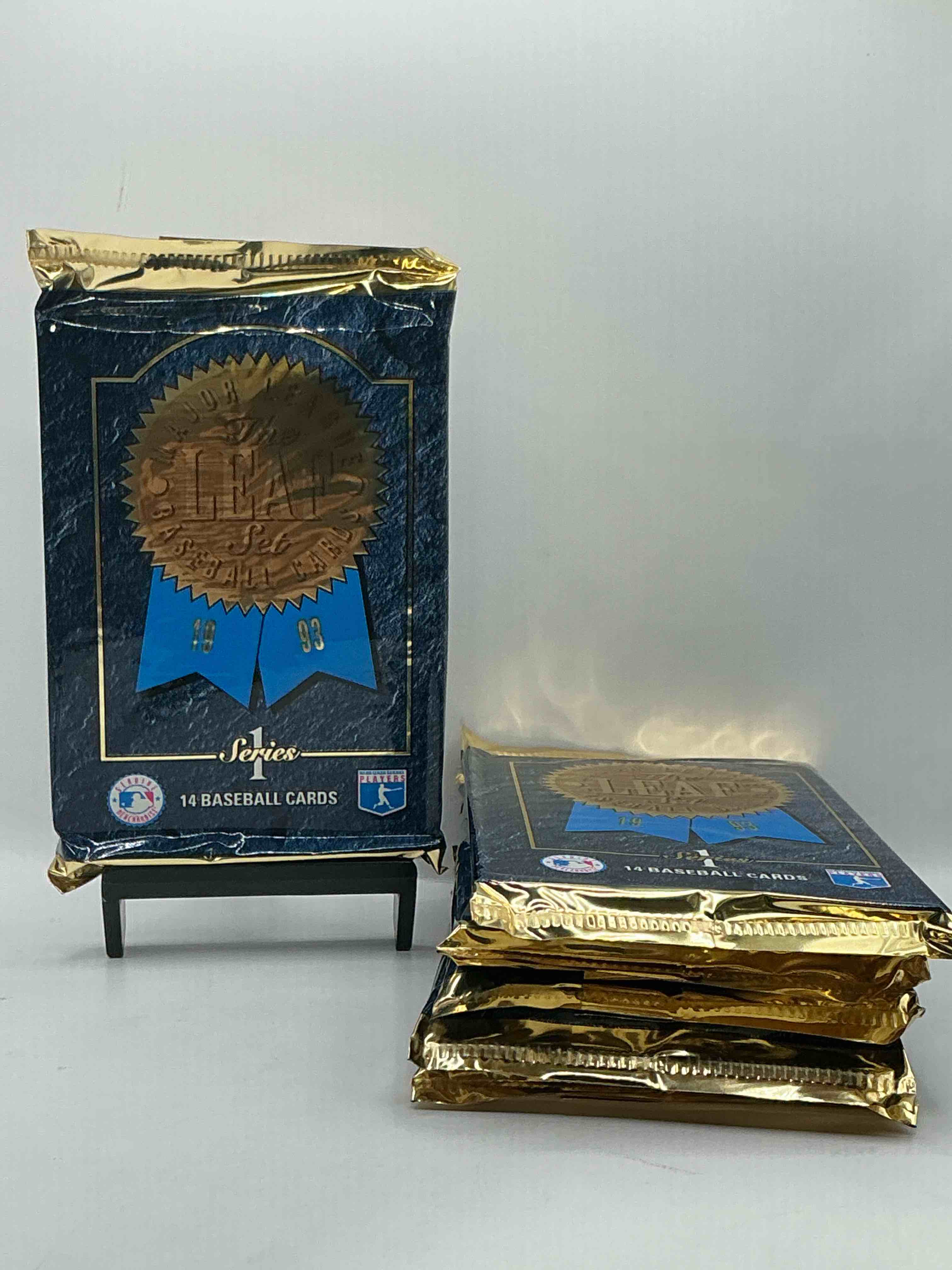 1993 Leaf Series 1 Baseball Unopened Baseball Card Packs, Direct From Original Sealed Retail Case! Search For Valuable Rookie Cards From Chipper Jones (PSA 10 $150+) & Mike Piazza, Early Ken Griffey Jr. & So Much More!