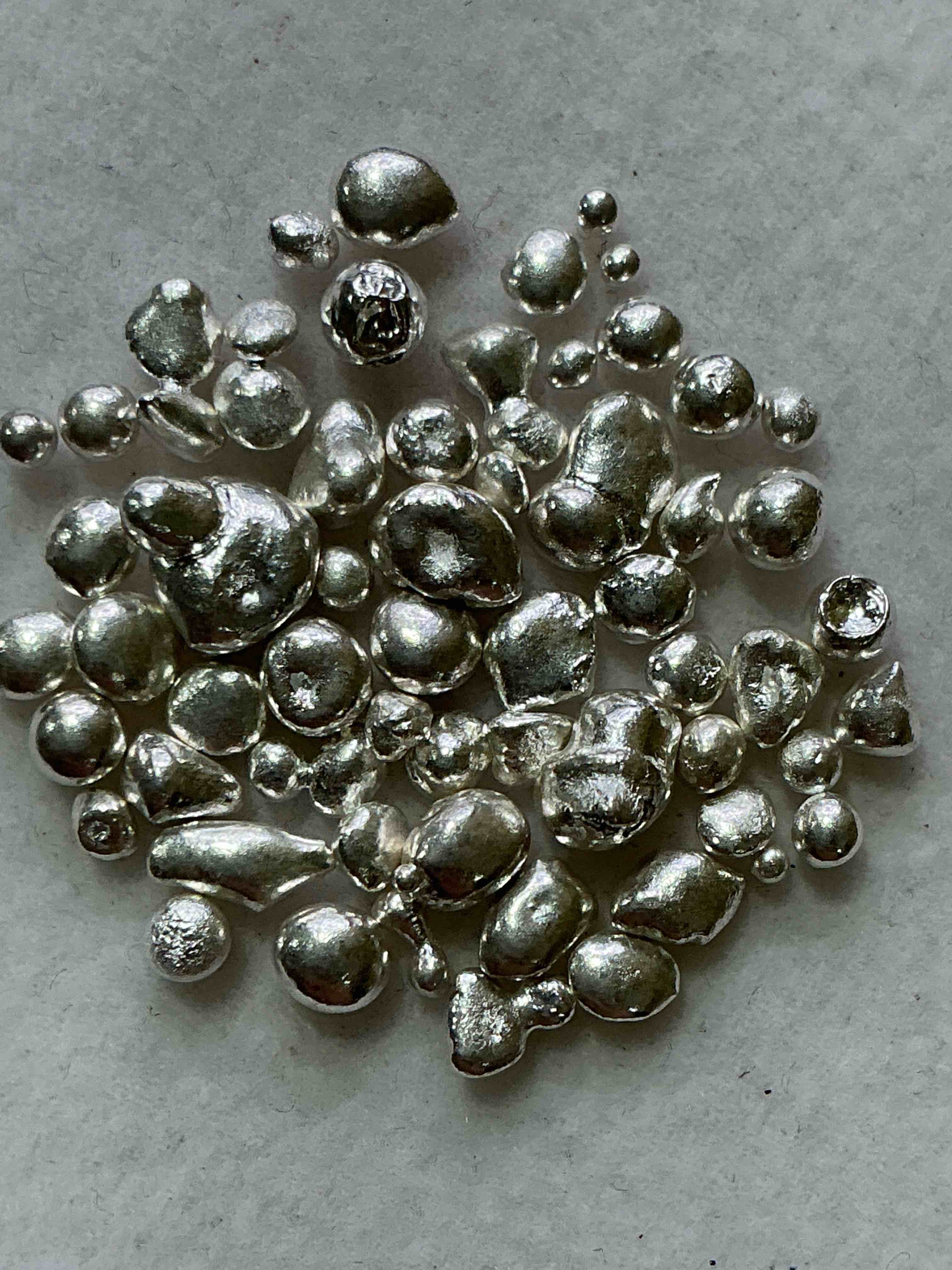 Silver Nuggets! .999 US Fine Silver, In Small Nugget Form! Total Weight Of All Nuggets In Lot Approximately 6 Grams, Bid Is Per Nugget! A Cool Way To Invest In Fine US Silver! Includes Collector Capsule!