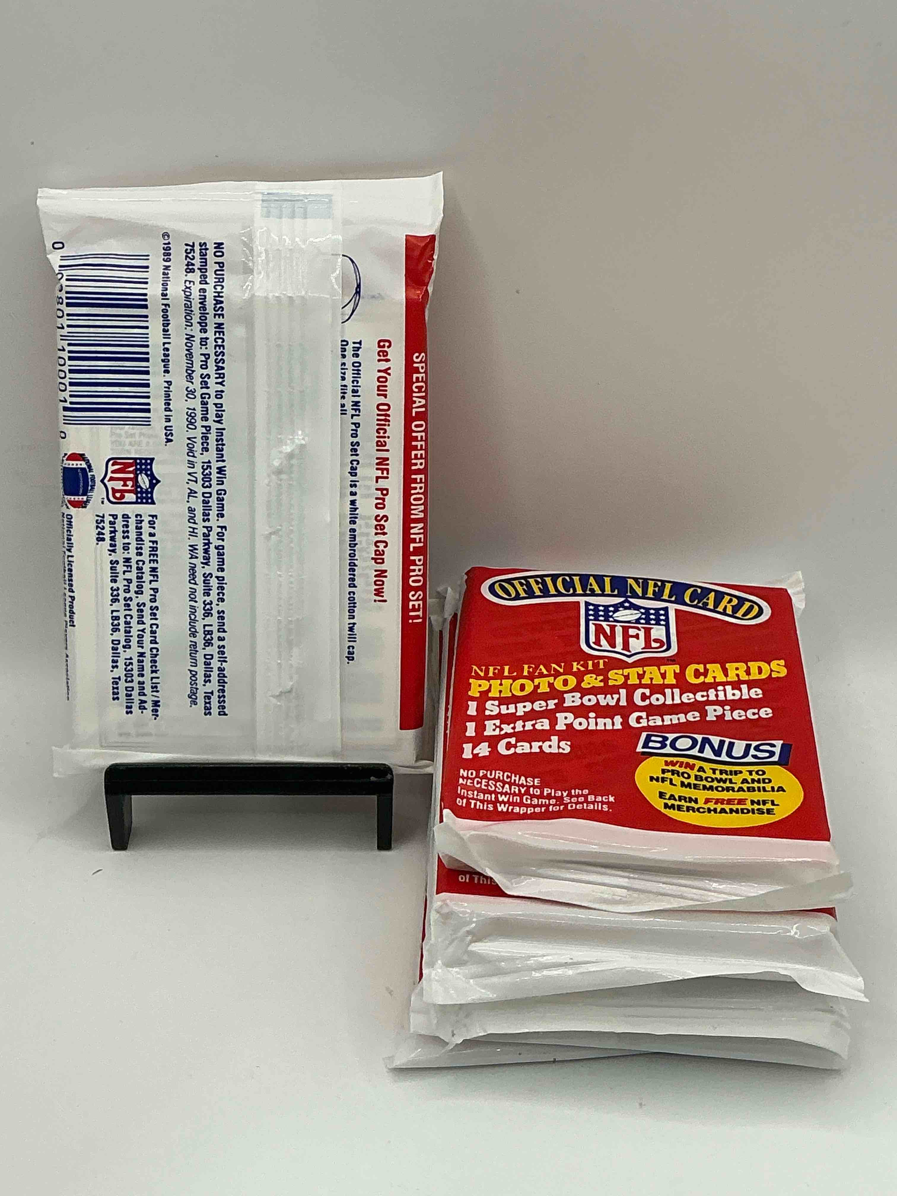 Condition photo showing New/Like New for Loaded! 1989 Pro Set Football Sealed Card Pack, Direct From Original Retail Case!Highly Sought After By Collectors As This Year Is Loaded With High Profile Rookies!Search For Rookie Cards From Barry Sanders, Deion Sanders, Troy Aikman, Michael Irvin & Much More! Getting Hard To Find!