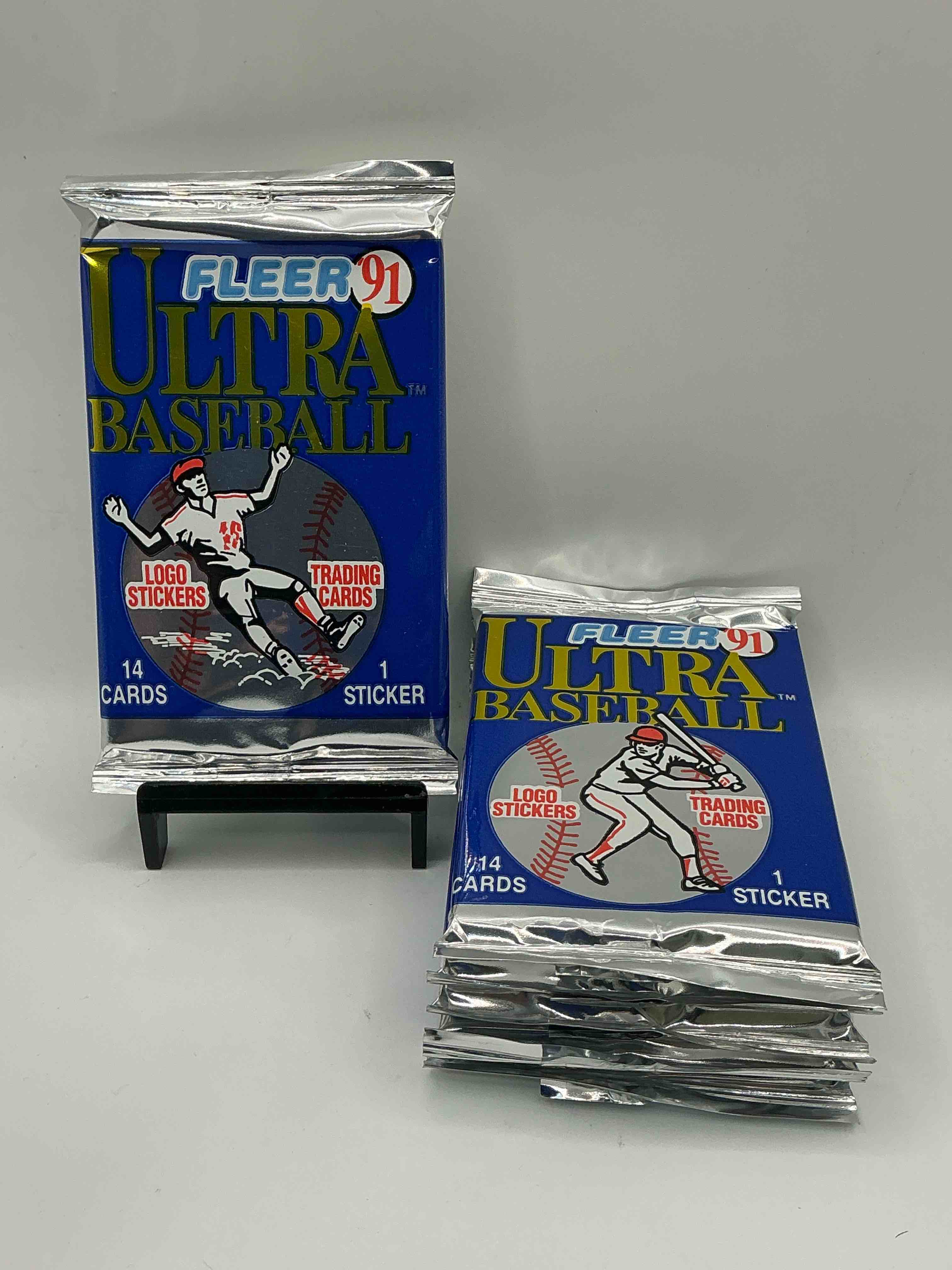 1991 Fleer Ultra Baseball Sealed Card Pack, Direct From Original Retail Case! Hard To Find & Loaded With Great Cards! Search For Ken Griffey Jr. #336 (PSA 10 Value $200), Frank Thomas, Don Mattingly, Bo Jackson & So Much More!