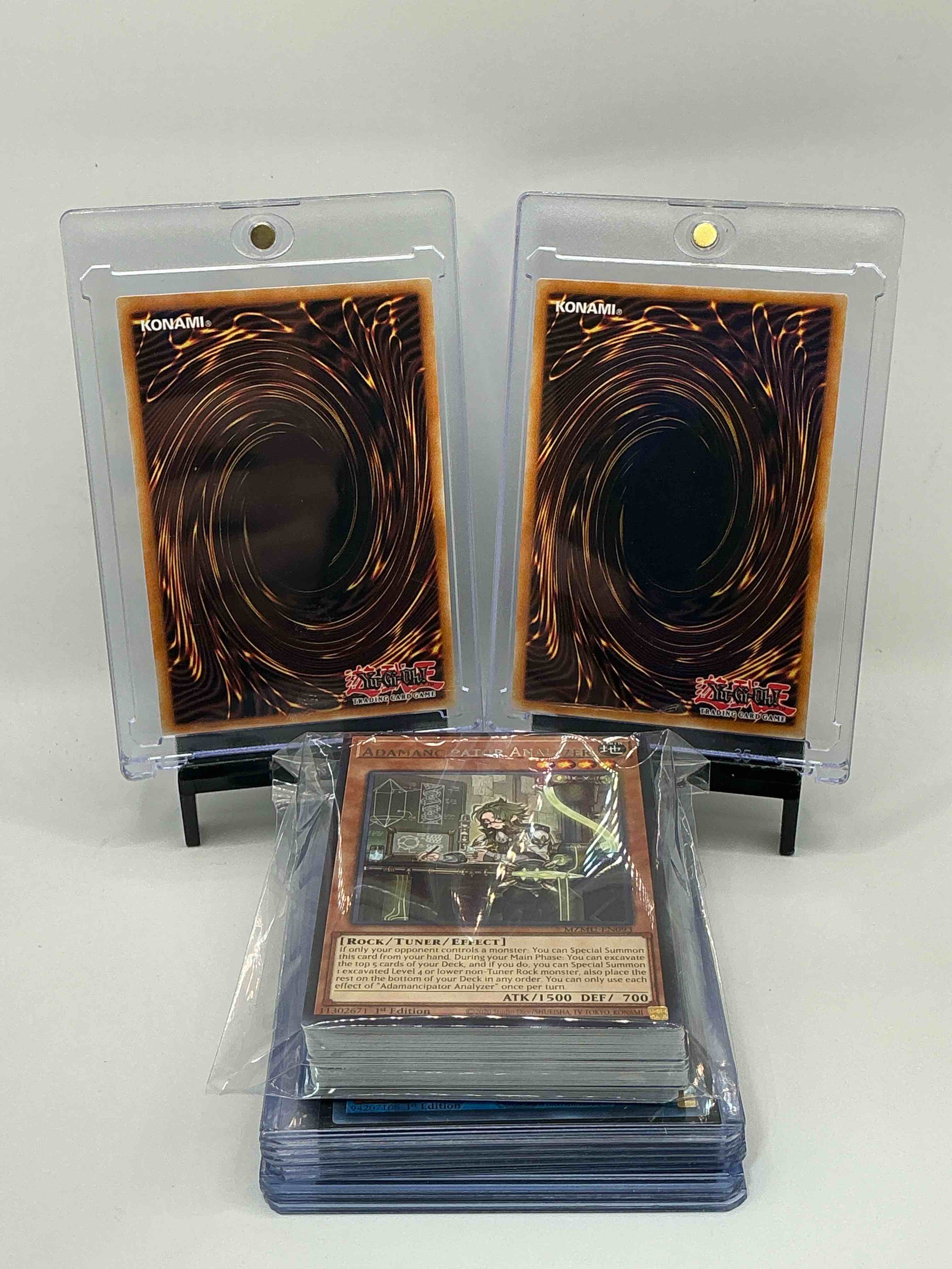 Condition photo showing New/Like New for Yu-Gi-Oh 50 Card Lot! Join The Craze Of Yu-Gi-Oh With These Awesome Cards! This 50 Card Lot Includes The Big Three Yu-Gi-Oh Category Cards, Monsters, Spells & Traps! This 50 Card Lot Includes Some Of All Three! WOW! Perfect Time To Start Collecting! 