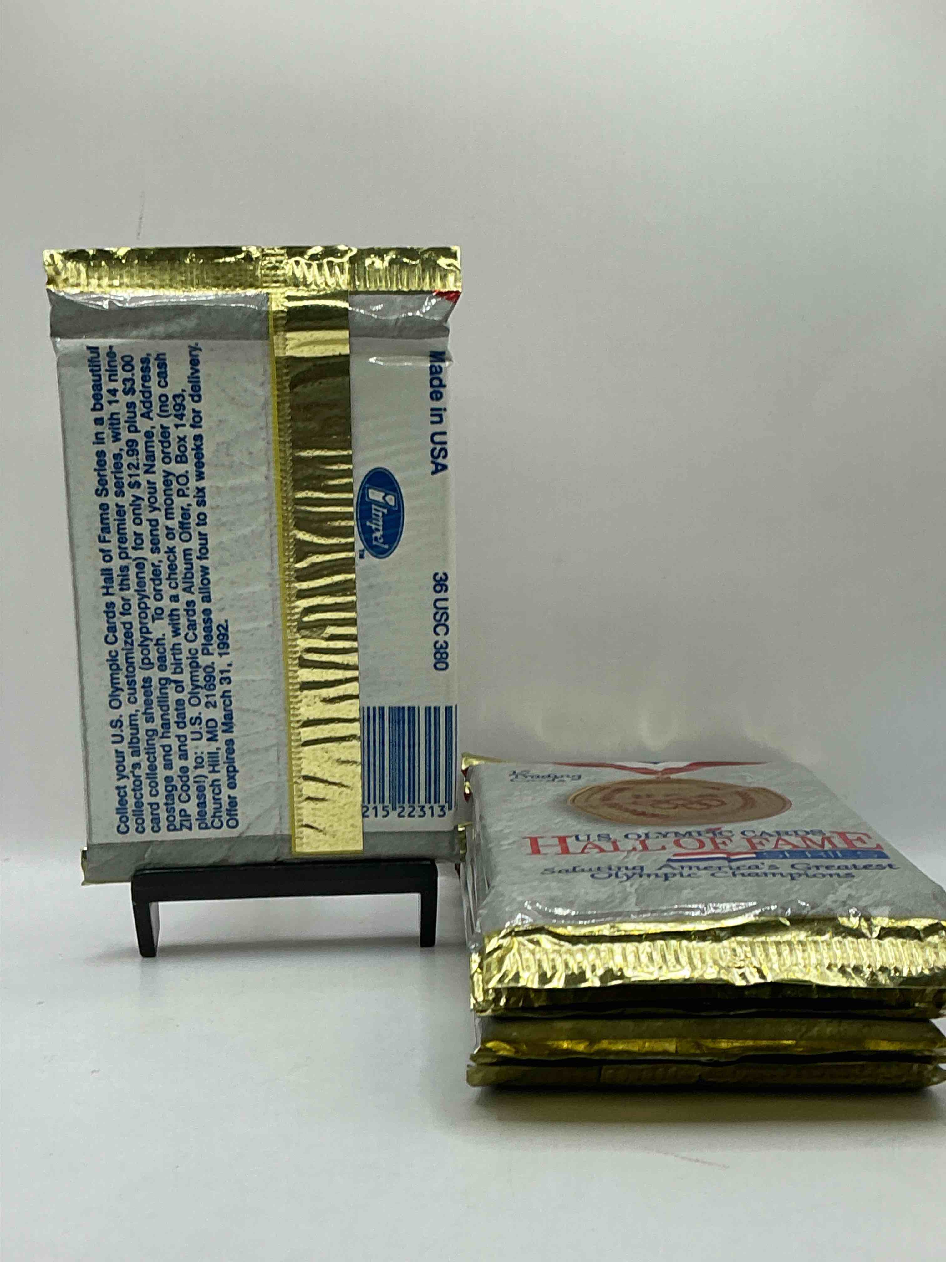 Condition photo showing New/Like New for Olympic Insanity! US Olympic Hall Of Fame 1992 Packs! Direct From Box! Check Out These Rare US Olympic Packs!