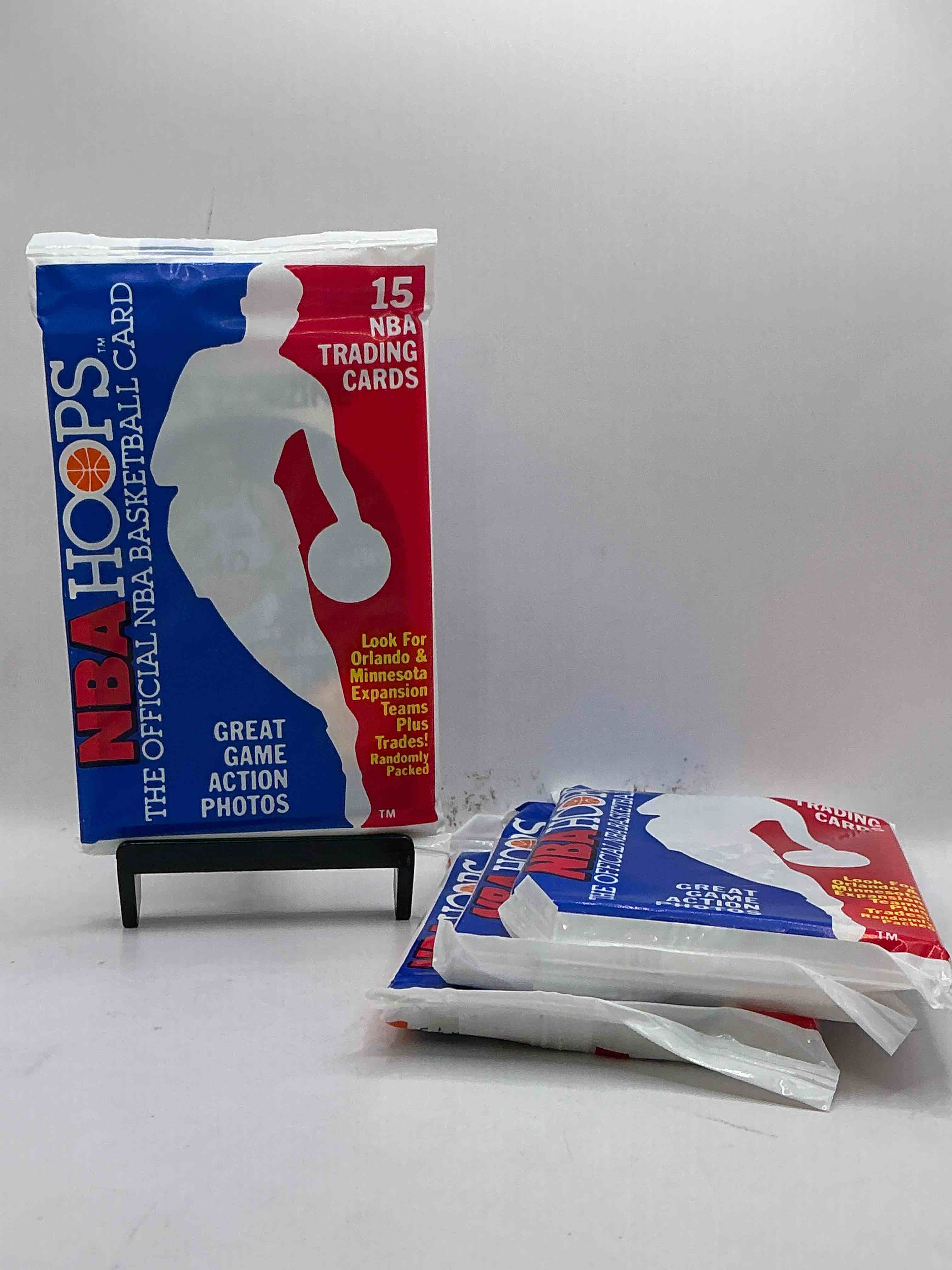 1989 Wow Valuable Michael Jordan?! Getting Very Rare! 1989/90 NBA Hoops Sealed Pack, Direct From Original Retail Case! Search For Valuable Michael Jordan #200 (PSA 10 Value Approx $200) & David Robinson's ONLY True Rookie Card #138 (PSA 10 Value $300) This Year Also Has Many Other Iconic Cards From Magic Johnson, Larry Bird & Too Many Others To List 1989 NBA Hoops Has Exploded in The Collector Market As It's The First Year Of NBA Hoops Production, & Only One Of Two Sets Produced in 1989 Don't Miss Out, Getting Very Rare!