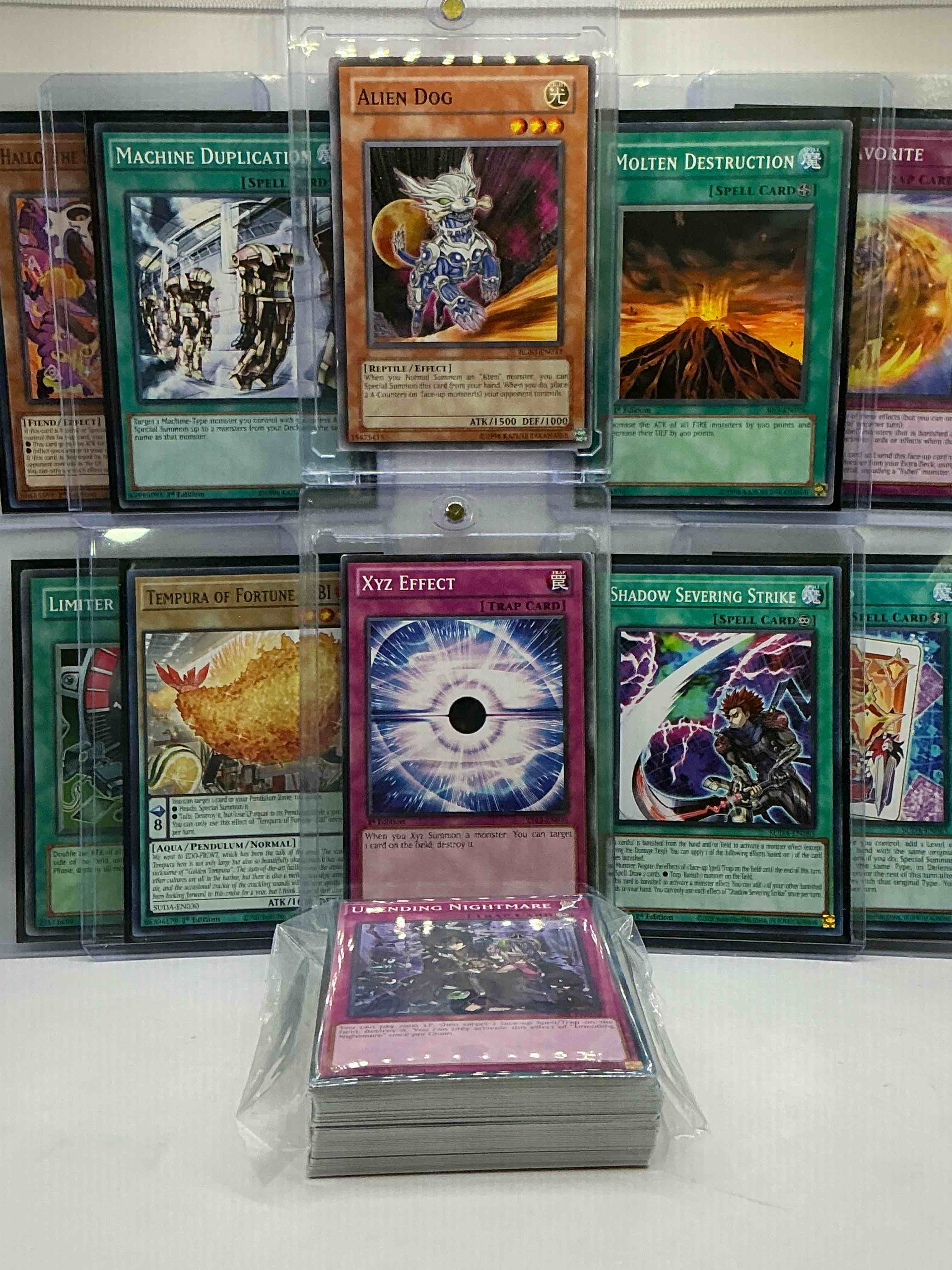 Condition photo showing New/Like New for Yu-Gi-Oh 50 Card Lot! Join The Craze Of Yu-Gi-Oh With These Awesome Cards! This 50 Card Lot Includes The Big Three Yu-Gi-Oh Category Cards, Monsters, Spells & Traps! This 50 Card Lot Includes Some Of All Three! WOW! Perfect Time To Start Collecting! 