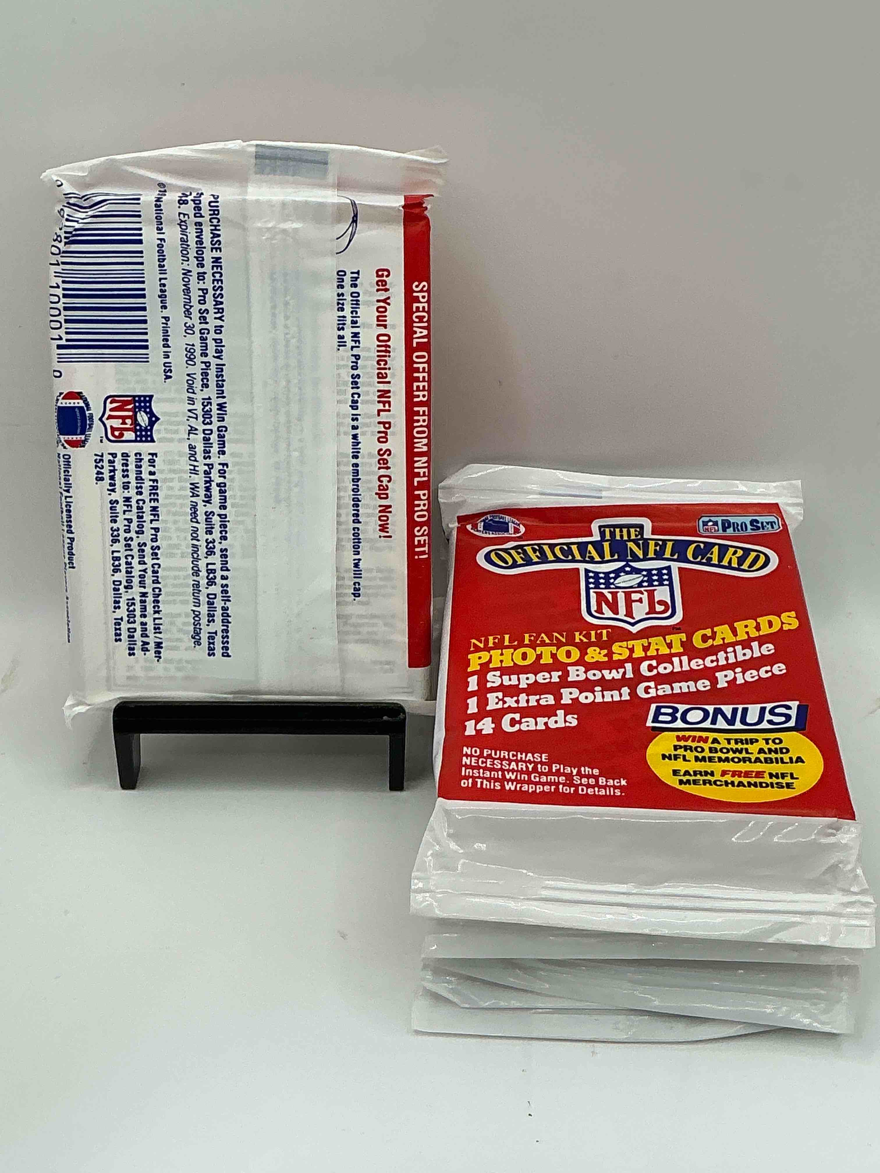Condition photo showing New/Like New for Loaded! 1989 Pro Set Football Sealed Card Pack, Direct From Original Retail Case!Highly Sought After By Collectors As This Year Is Loaded With High Profile Rookies!Search For Rookie Cards From Barry Sanders, Deion Sanders, Troy Aikman, Michael Irvin & Much More! Getting Hard To Find!