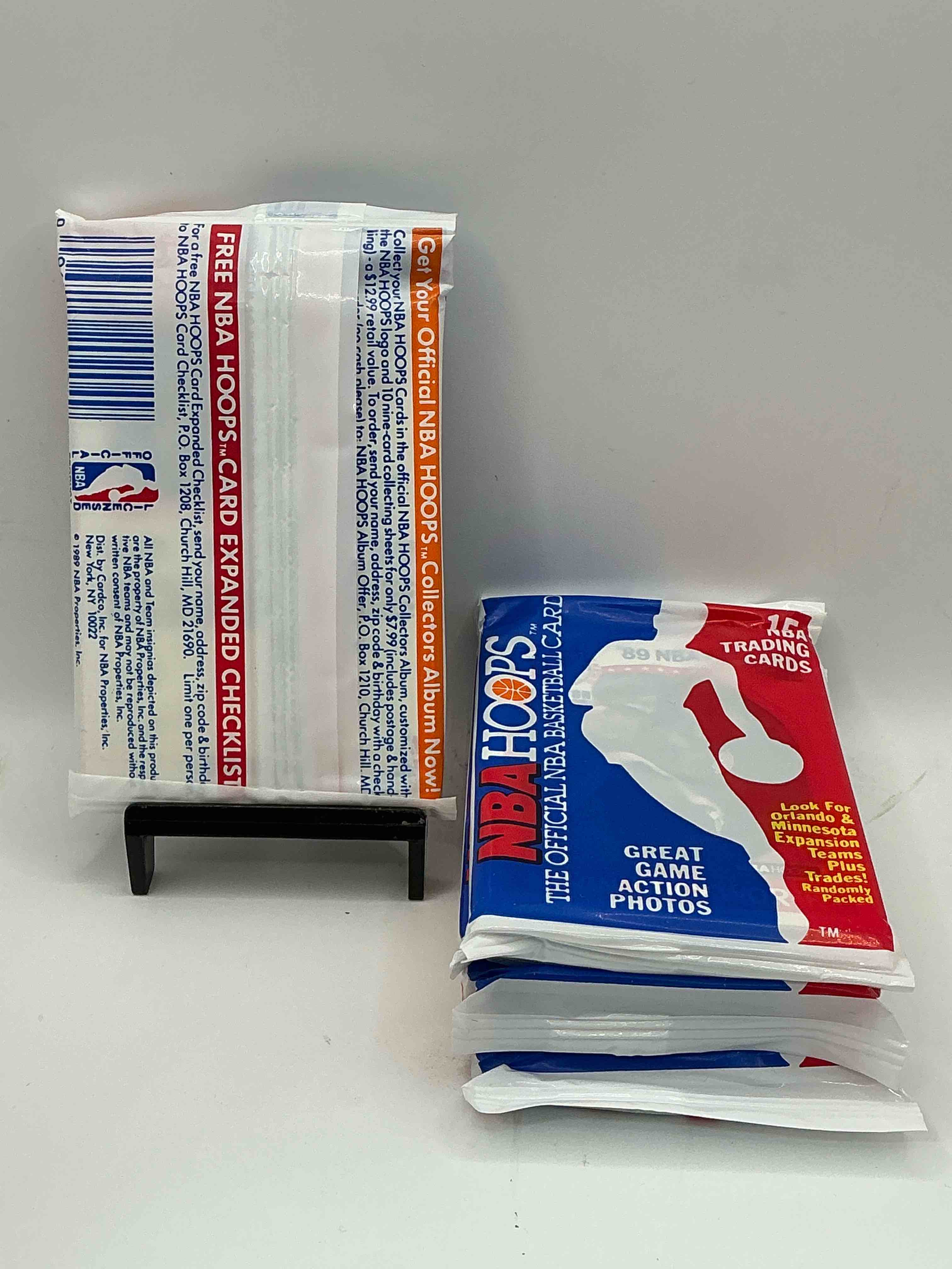 Condition photo showing New/Like New for 1989 Wow Valuable Michael Jordan?! Getting Very Rare! 1989/90 NBA Hoops Sealed Pack, Direct From Original Retail Case! Search For Valuable Michael Jordan #200 (PSA 10 Value Approx $200) & David Robinson's ONLY True Rookie Card #138 (PSA 10 Value $300) This Year Also Has Many Other Iconic Cards From Magic Johnson, Larry Bird & Too Many Others To List 1989 NBA Hoops Has Exploded in The Collector Market As It's The First Year Of NBA Hoops Production, & Only One Of Two Sets Produced in 1989 Don't Miss Out, Getting Very Rare!