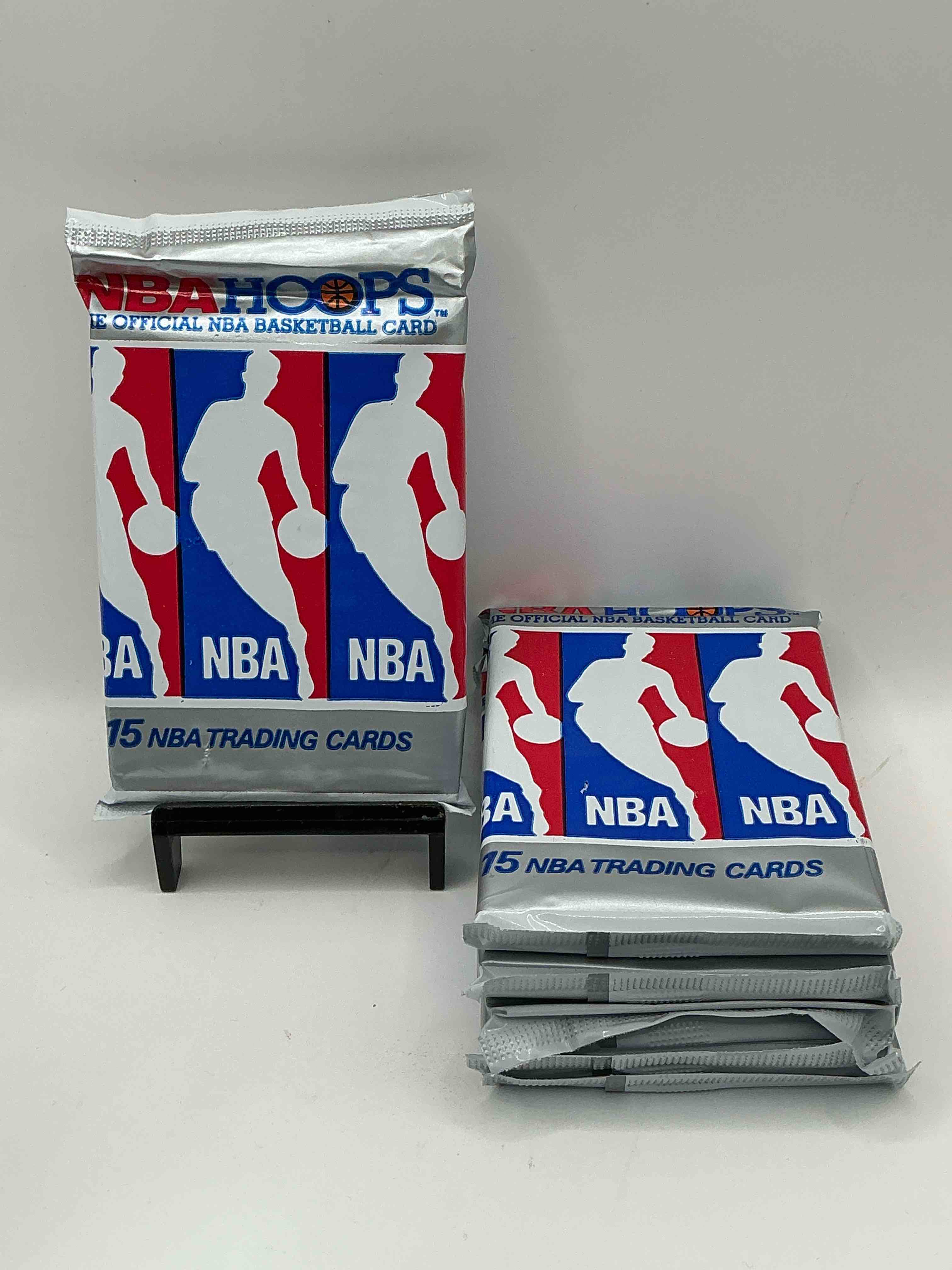 Michael Jordan!? 1990/91 NBA Hoops Unopened Sealed Trading Collectible Sports Card Pack, Direct From Original Sealed Retail Case! Search For Early Michael Jordan #65 (PSA 10 Value $550), Jordan All Star Card, & Too Many Other Nice Cards To List!
