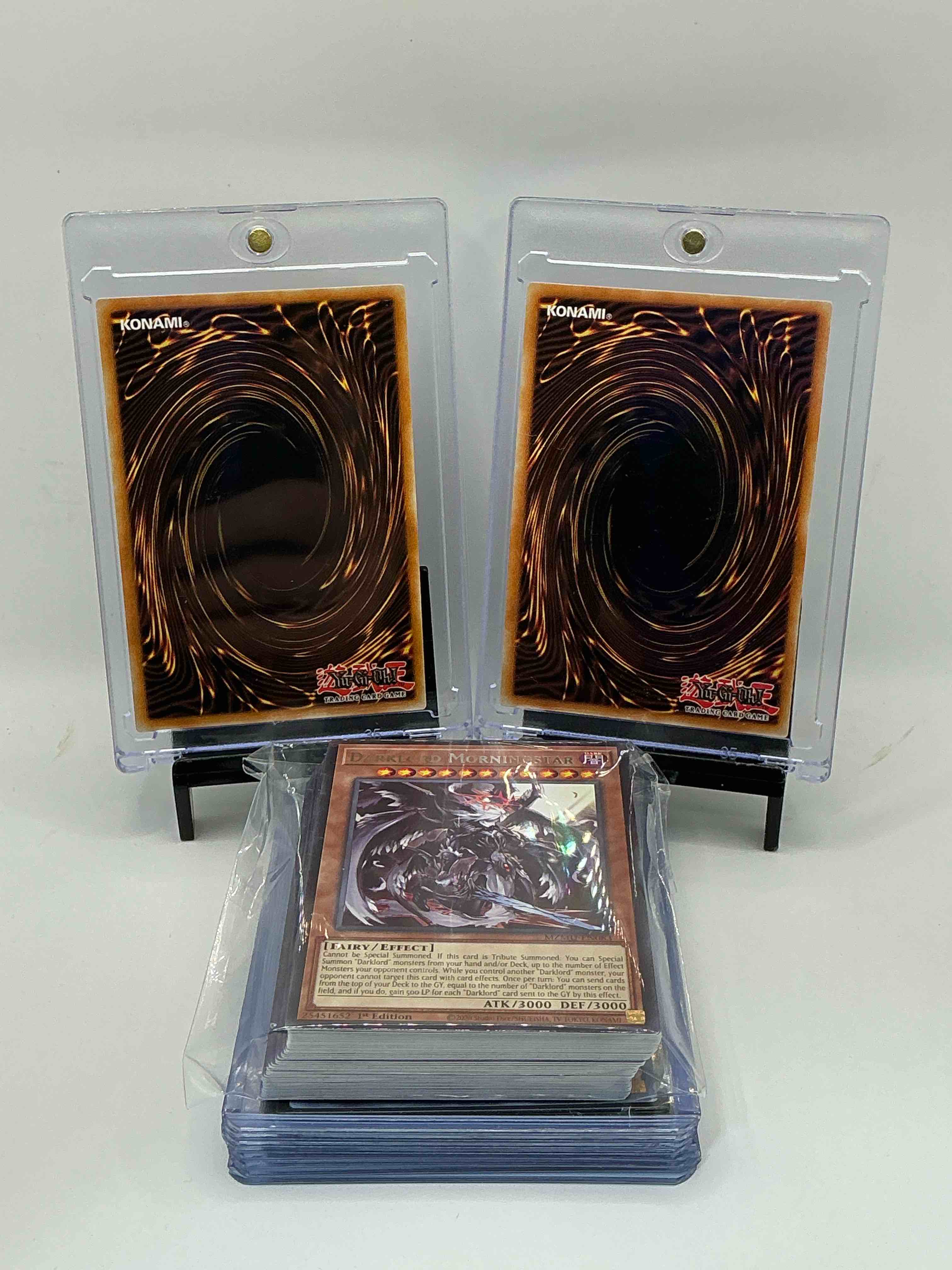 Condition photo showing New/Like New for Yu-Gi-Oh 50 Card Lot! Join The Craze Of Yu-Gi-Oh With These Awesome Cards! This 50 Card Lot Includes The Big Three Yu-Gi-Oh Category Cards, Monsters, Spells & Traps! This 50 Card Lot Includes Some Of All Three! WOW! Perfect Time To Start Collecting! 