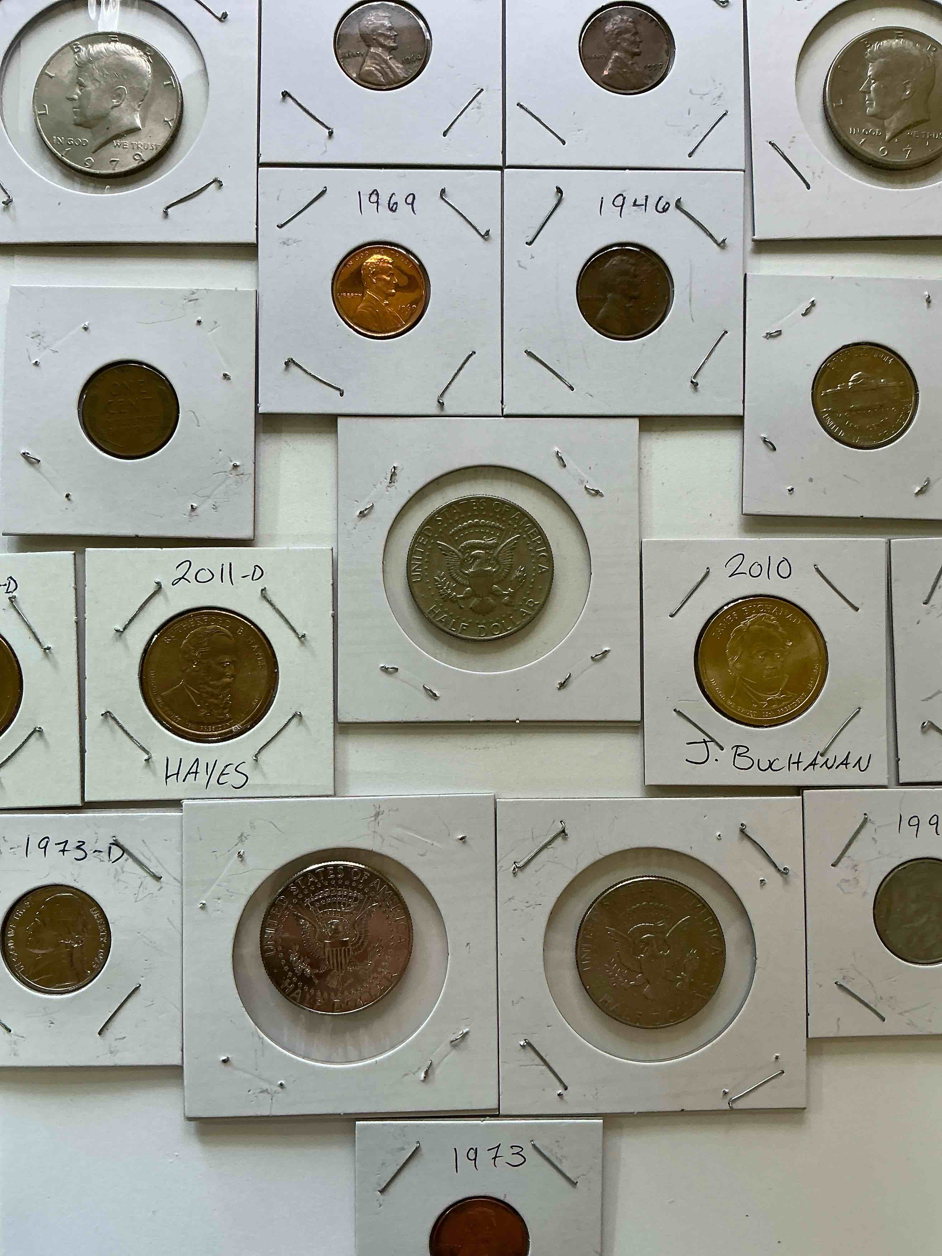 Condition photo showing New/Like New for Coin Lot Craziness! A Fun Mixture Of Different Coins From All Different Years! Ike Dollars, Indian Head Pennies, Half Dollars & More! Perfect Addition To Any Collection! 