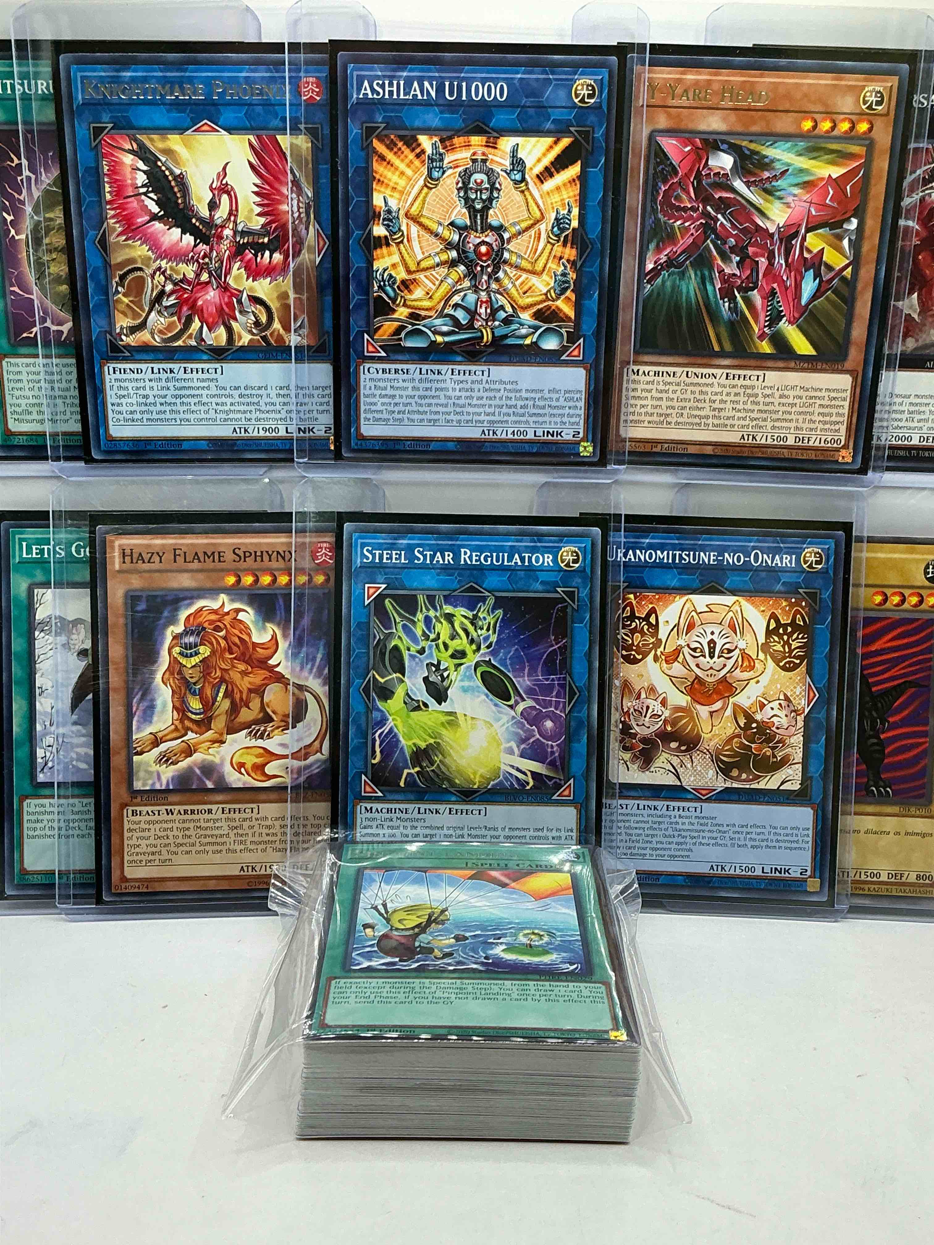 Condition photo showing New/Like New for Yu-Gi-Oh 50 Card Lot! Join The Craze Of Yu-Gi-Oh With These Awesome Cards! This 50 Card Lot Includes The Big Three Yu-Gi-Oh Category Cards, Monsters, Spells & Traps! This 50 Card Lot Includes Some Of All Three! WOW! Perfect Time To Start Collecting! 