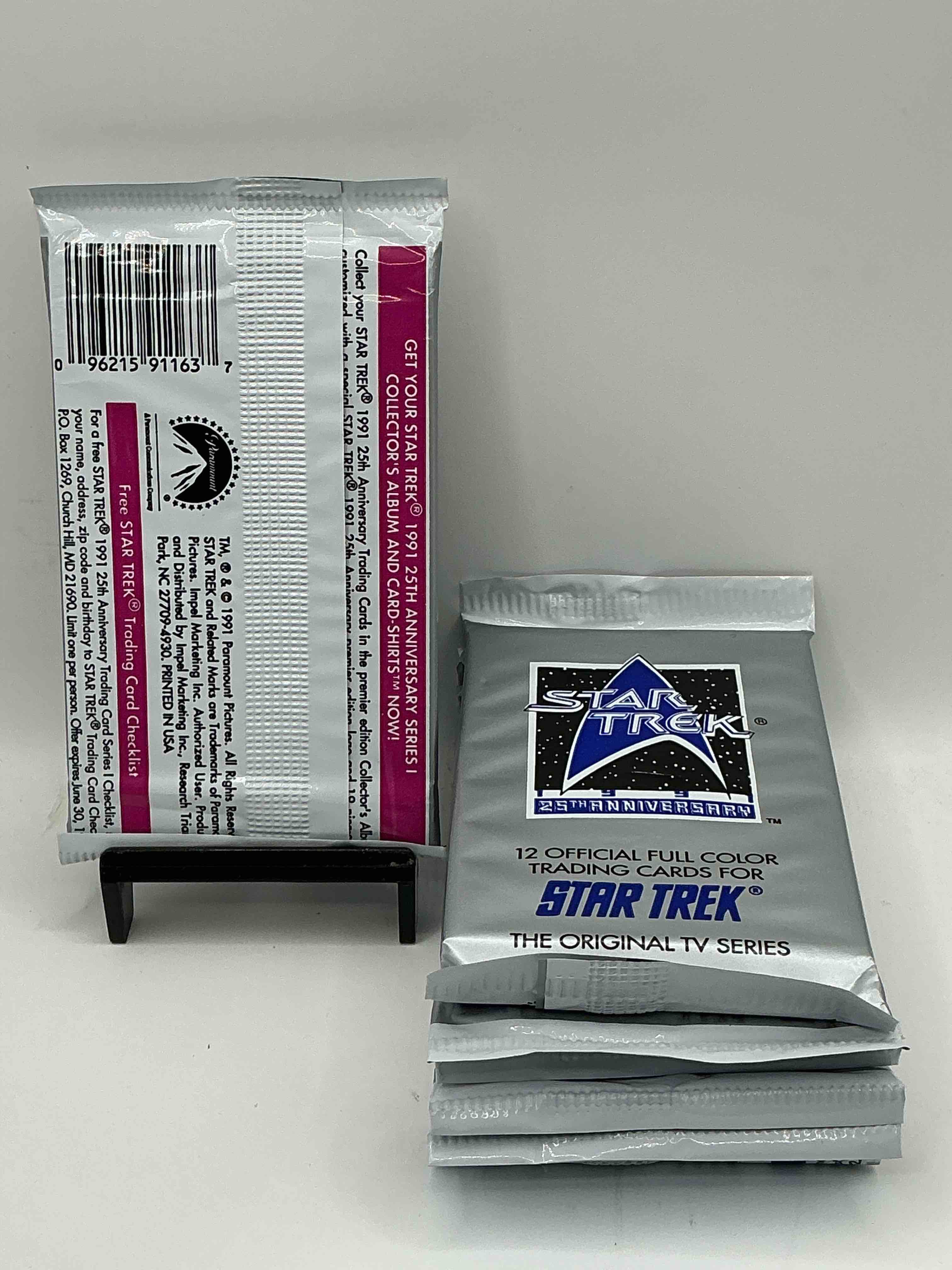 Condition photo showing New/Like New for Star Trek Rarities! 1991 Star Trek Unopened Packs, Straight From Box! Collect These Ultra Rare Packs!