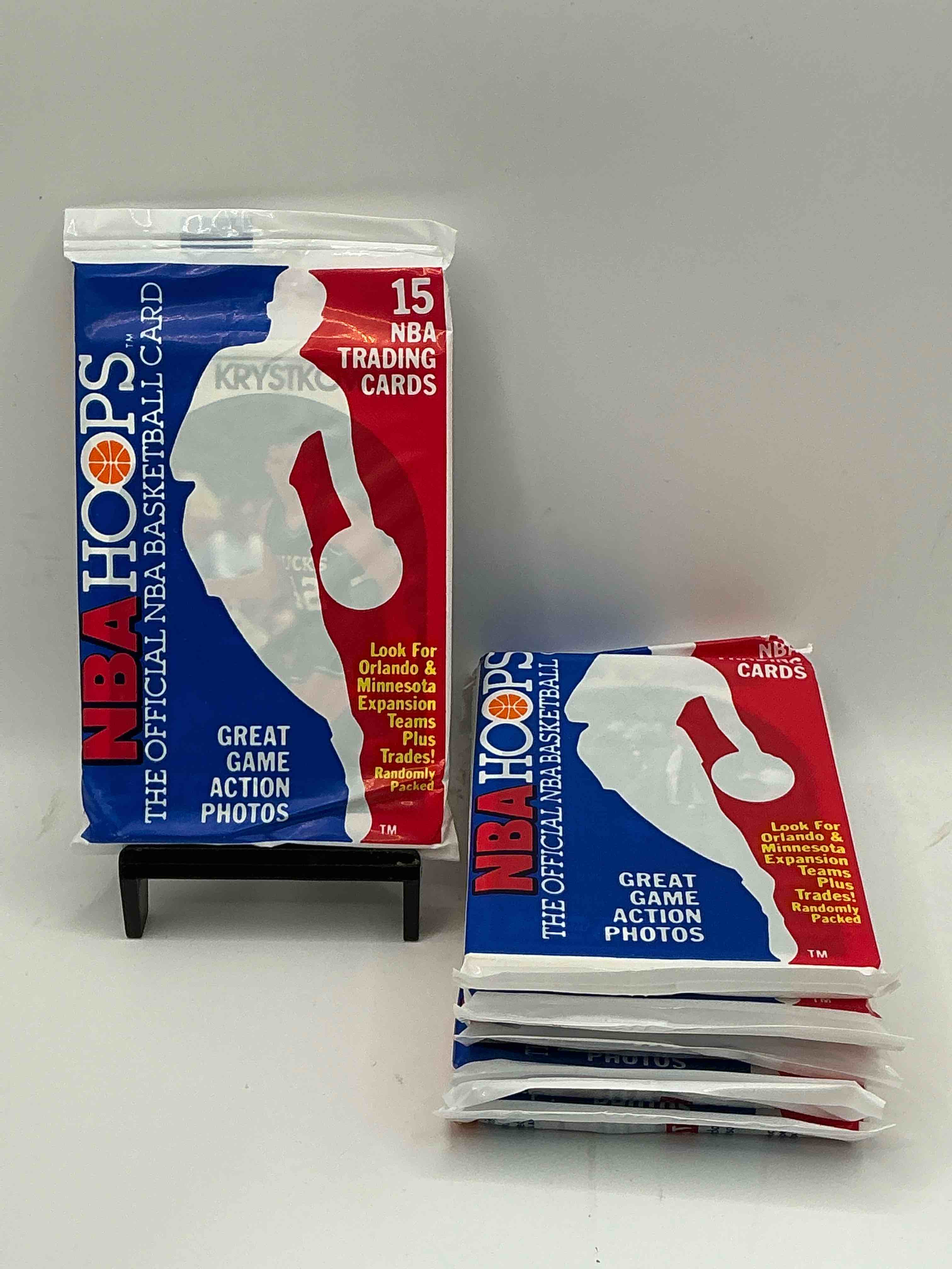 1989 Wow Valuable Michael Jordan?! Getting Very Rare! 1989/90 NBA Hoops Sealed Pack, Direct From Original Retail Case! Search For Valuable Michael Jordan #200 (PSA 10 Value Approx $200) & David Robinson's ONLY True Rookie Card #138 (PSA 10 Value $300) This Year Also Has Many Other Iconic Cards From Magic Johnson, Larry Bird & Too Many Others To List 1989 NBA Hoops Has Exploded in The Collector Market As It's The First Year Of NBA Hoops Production, & Only One Of Two Sets Produced in 1989 Don't Miss Out, Getting Very Rare!