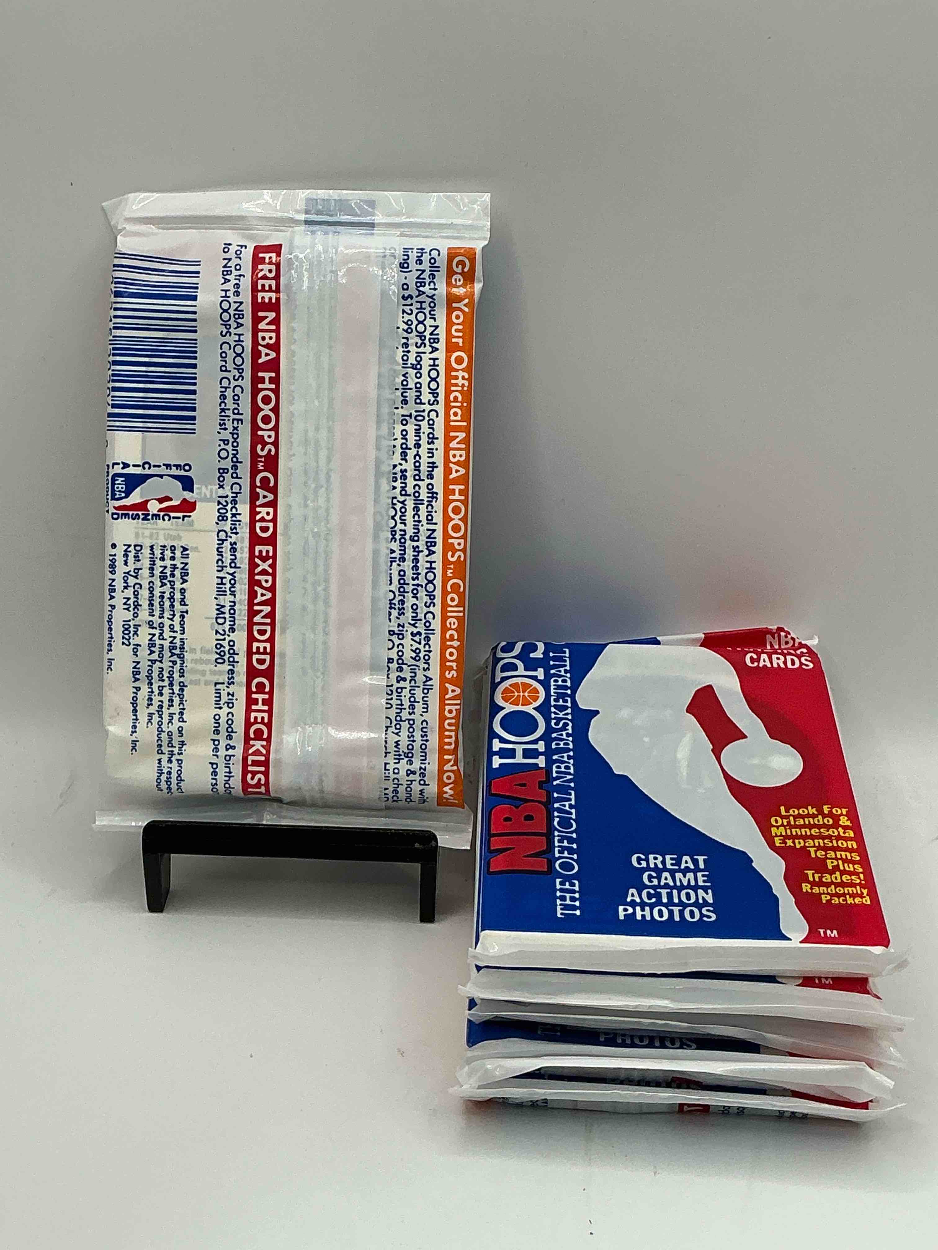 Condition photo showing New/Like New for 1989 Wow Valuable Michael Jordan?! Getting Very Rare! 1989/90 NBA Hoops Sealed Pack, Direct From Original Retail Case! Search For Valuable Michael Jordan #200 (PSA 10 Value Approx $200) & David Robinson's ONLY True Rookie Card #138 (PSA 10 Value $300) This Year Also Has Many Other Iconic Cards From Magic Johnson, Larry Bird & Too Many Others To List 1989 NBA Hoops Has Exploded in The Collector Market As It's The First Year Of NBA Hoops Production, & Only One Of Two Sets Produced in 1989 Don't Miss Out, Getting Very Rare!