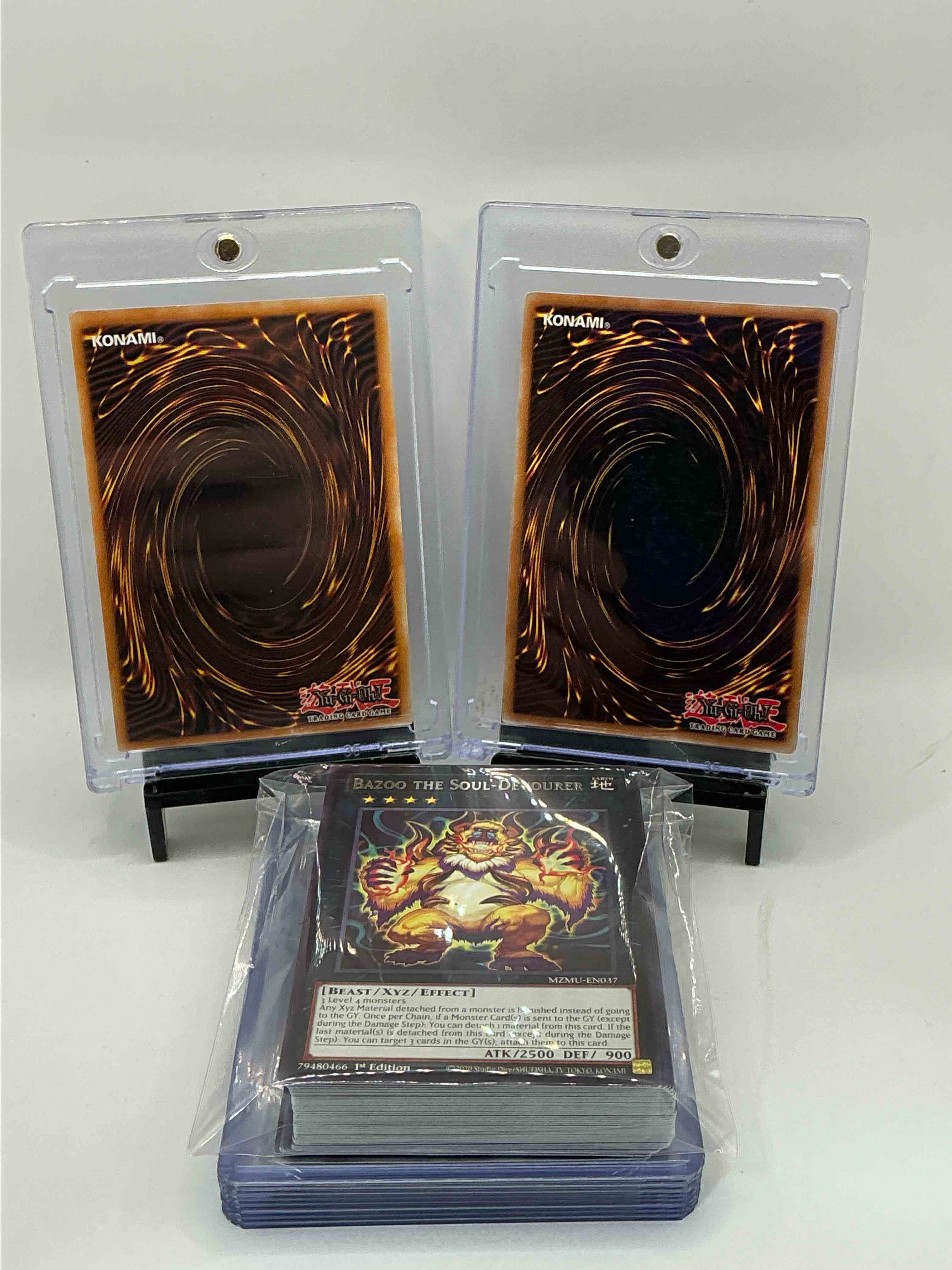 Condition photo showing New/Like New for Yu-Gi-Oh 50 Card Lot! Join The Craze Of Yu-Gi-Oh With These Awesome Cards! This 50 Card Lot Includes The Big Three Yu-Gi-Oh Category Cards, Monsters, Spells & Traps! This 50 Card Lot Includes Some Of All Three! WOW! Perfect Time To Start Collecting! 