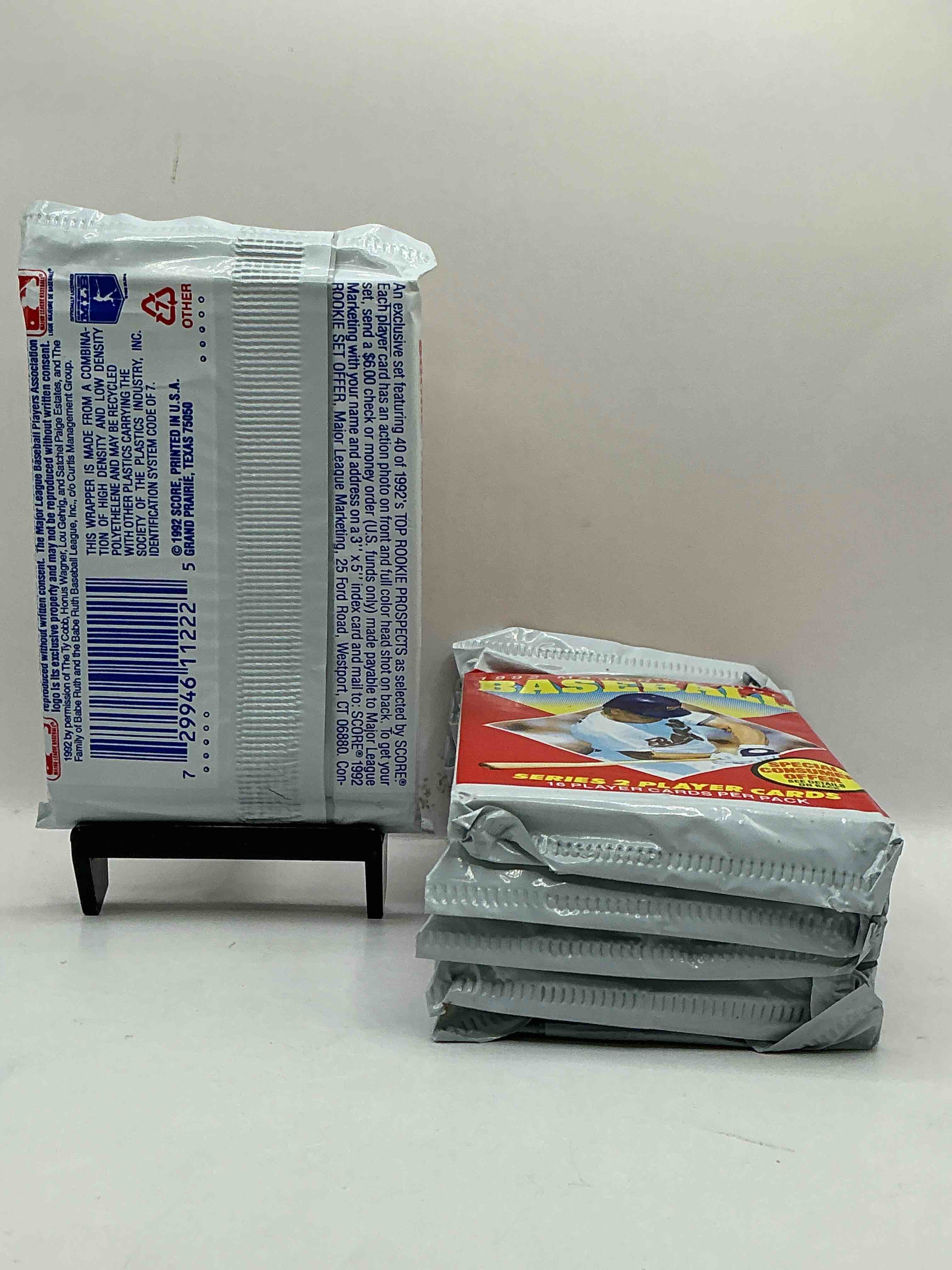 Condition photo showing New/Like New for Mantle, Musial Or Yastrzemski Autograph!? 6,496 Randomly Inserted Signature Cards In The Packs From This Year Of Any Of These Players! 1992 Score Baseball Craziness! Series 2, See What You Get!