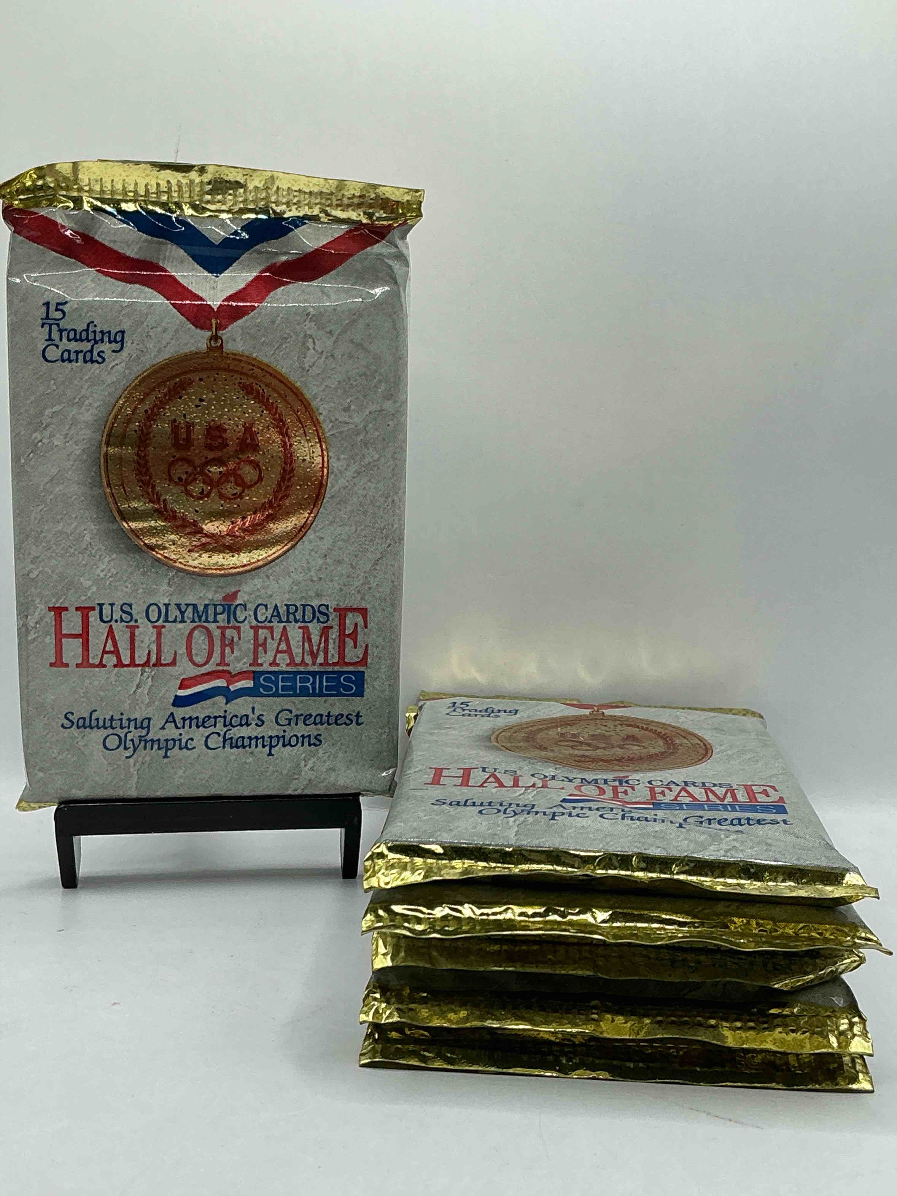 Olympic Insanity! US Olympic Hall Of Fame 1992 Packs! Direct From Box! Check Out These Rare US Olympic Packs!