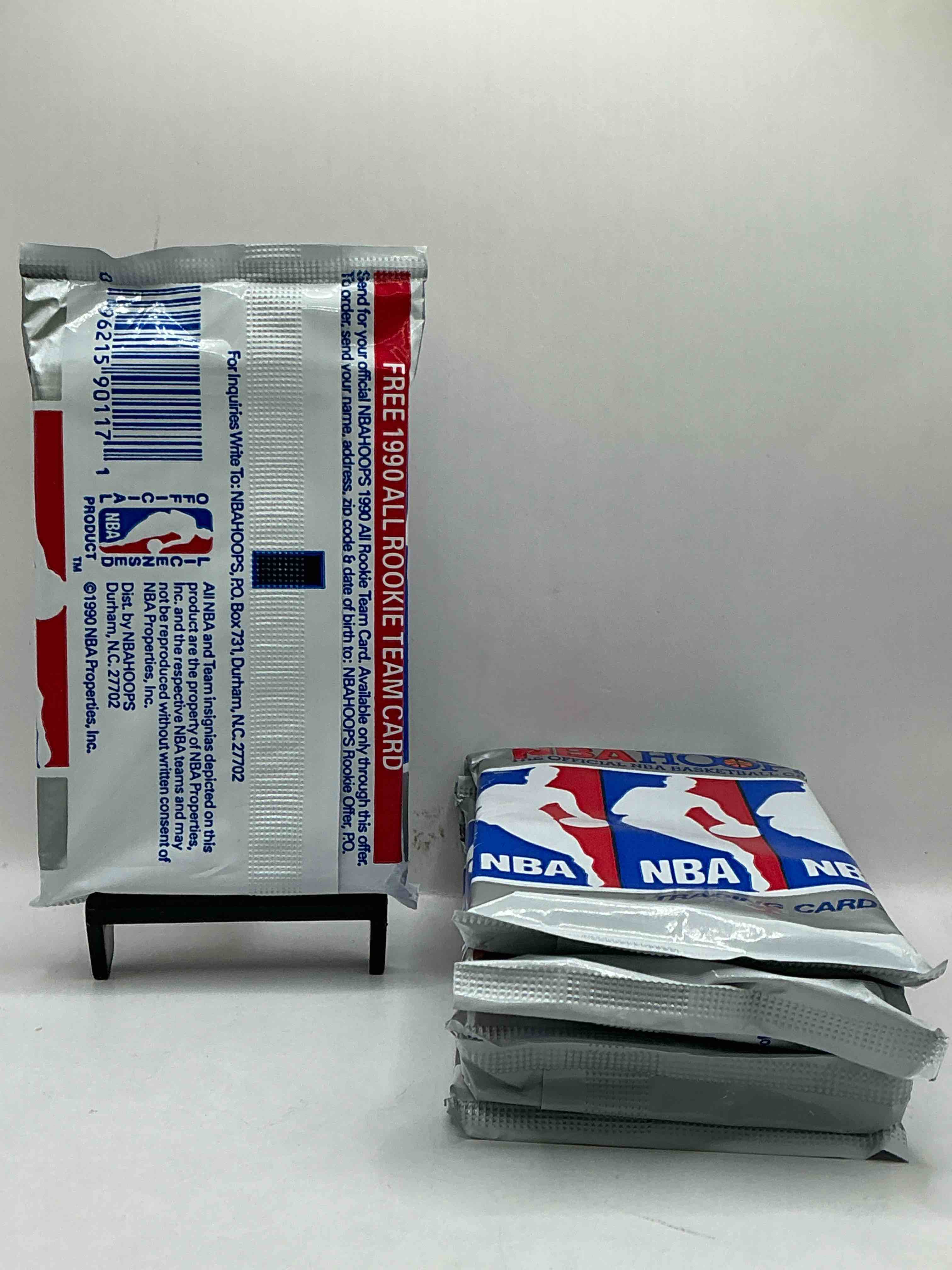 Condition photo showing New/Like New for Michael Jordan!? 1990/91 NBA Hoops Unopened Sealed Trading Collectible Sports Card Pack, Direct From Original Sealed Retail Case! Search For Early Michael Jordan #65 (PSA 10 Value $550), Jordan All Star Card, & Too Many Other Nice Cards To List!