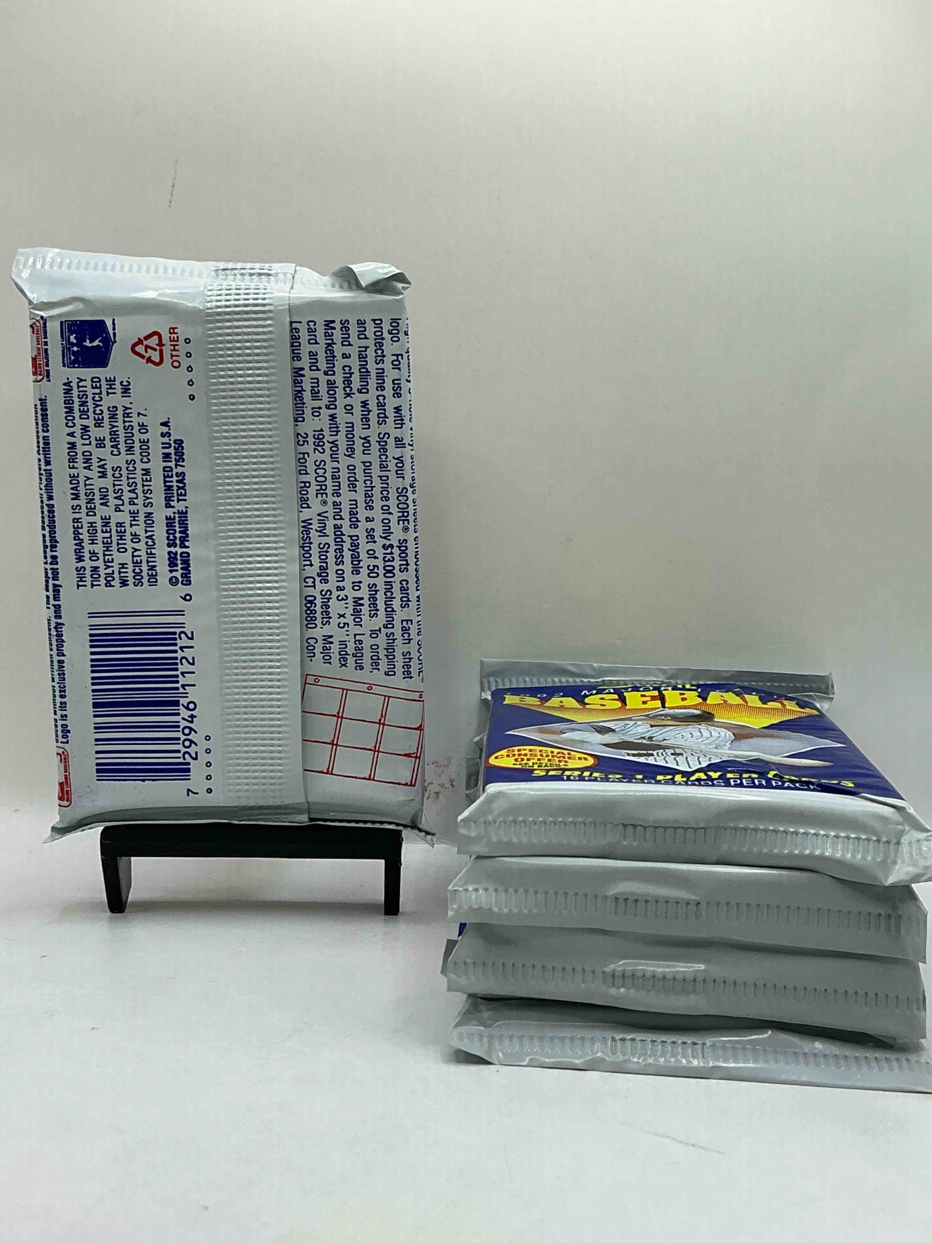 Condition photo showing New/Like New for Joe DiMaggio Autograph!? 2,495 Joe DiMaggio Randomly Inserted Signature Cards In The Packs From This Year! 1992 Score Baseball Pack Craziness, 16 Cards In Each Pack! See What You Get!