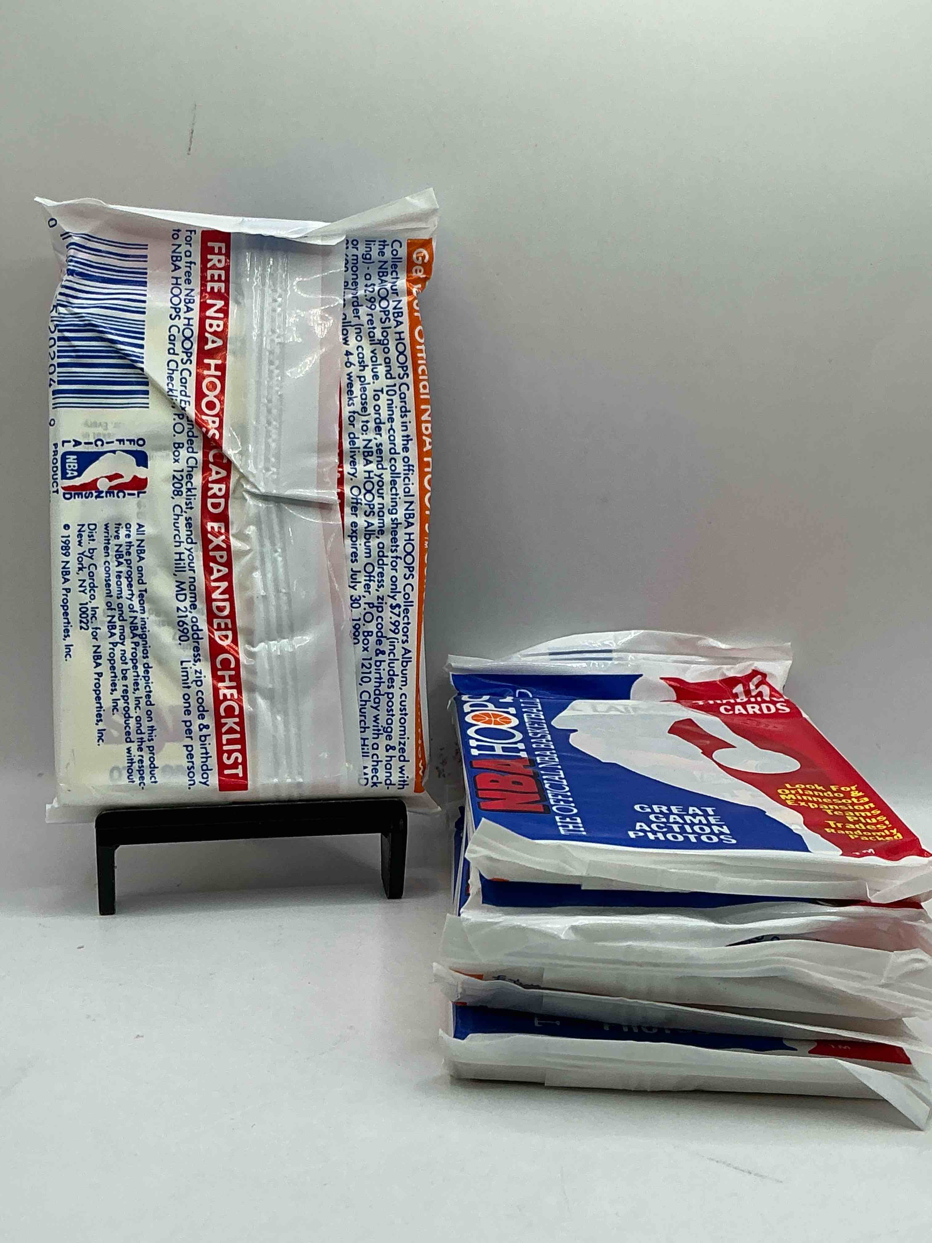 Condition photo showing New/Like New for 1989 Wow Valuable Michael Jordan?! Getting Very Rare! 1989/90 NBA Hoops Sealed Pack, Direct From Original Retail Case! Search For Valuable Michael Jordan #200 (PSA 10 Value Approx $200) & David Robinson's ONLY True Rookie Card #138 (PSA 10 Value $300) This Year Also Has Many Other Iconic Cards From Magic Johnson, Larry Bird & Too Many Others To List 1989 NBA Hoops Has Exploded in The Collector Market As It's The First Year Of NBA Hoops Production, & Only One Of Two Sets Produced in 1989 Don't Miss Out, Getting Very Rare!