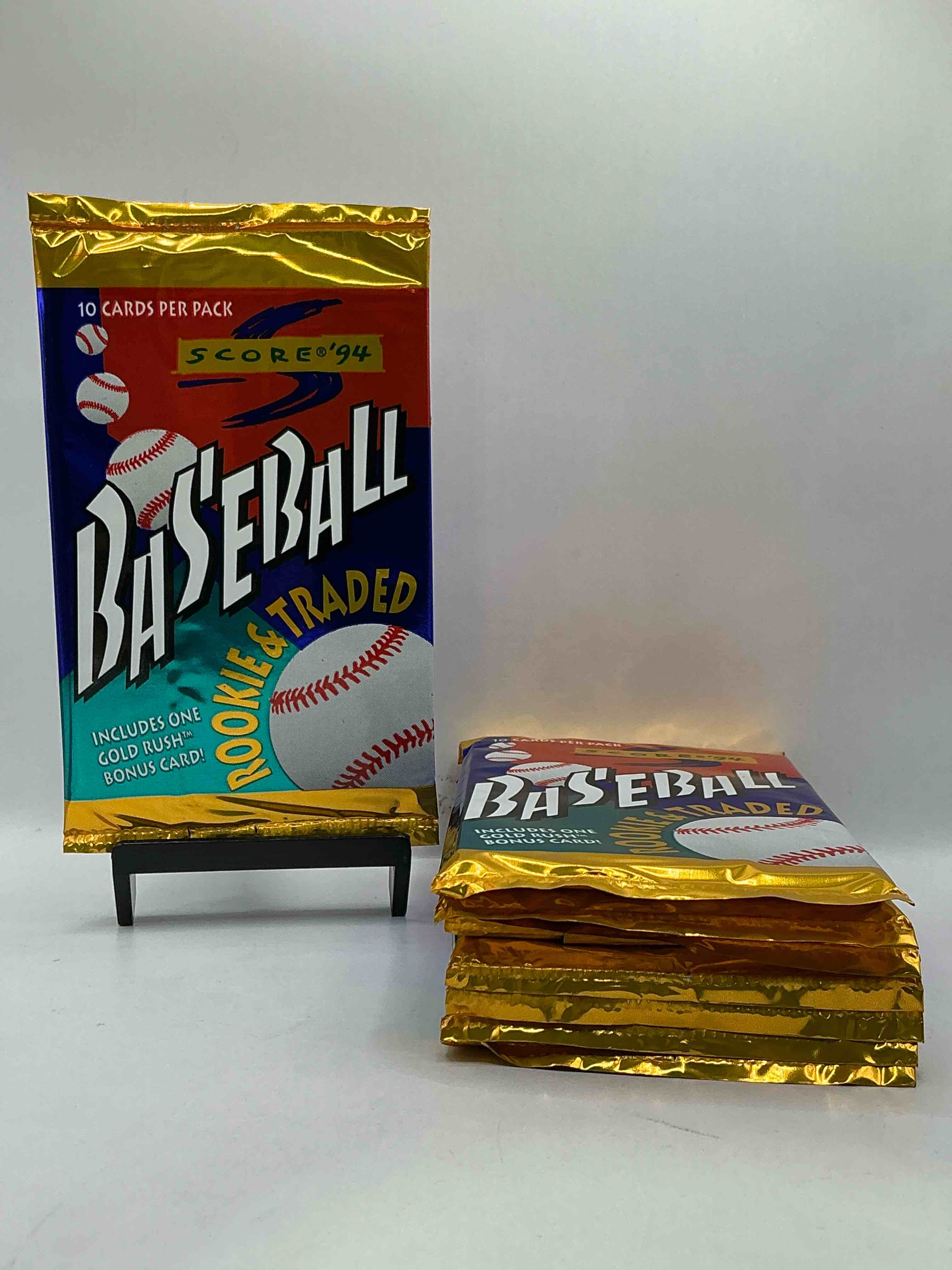 1994 baseball score crazy packs! rookie & traded 1994 score baseball packs! wow! straight from box, ultra rare!
