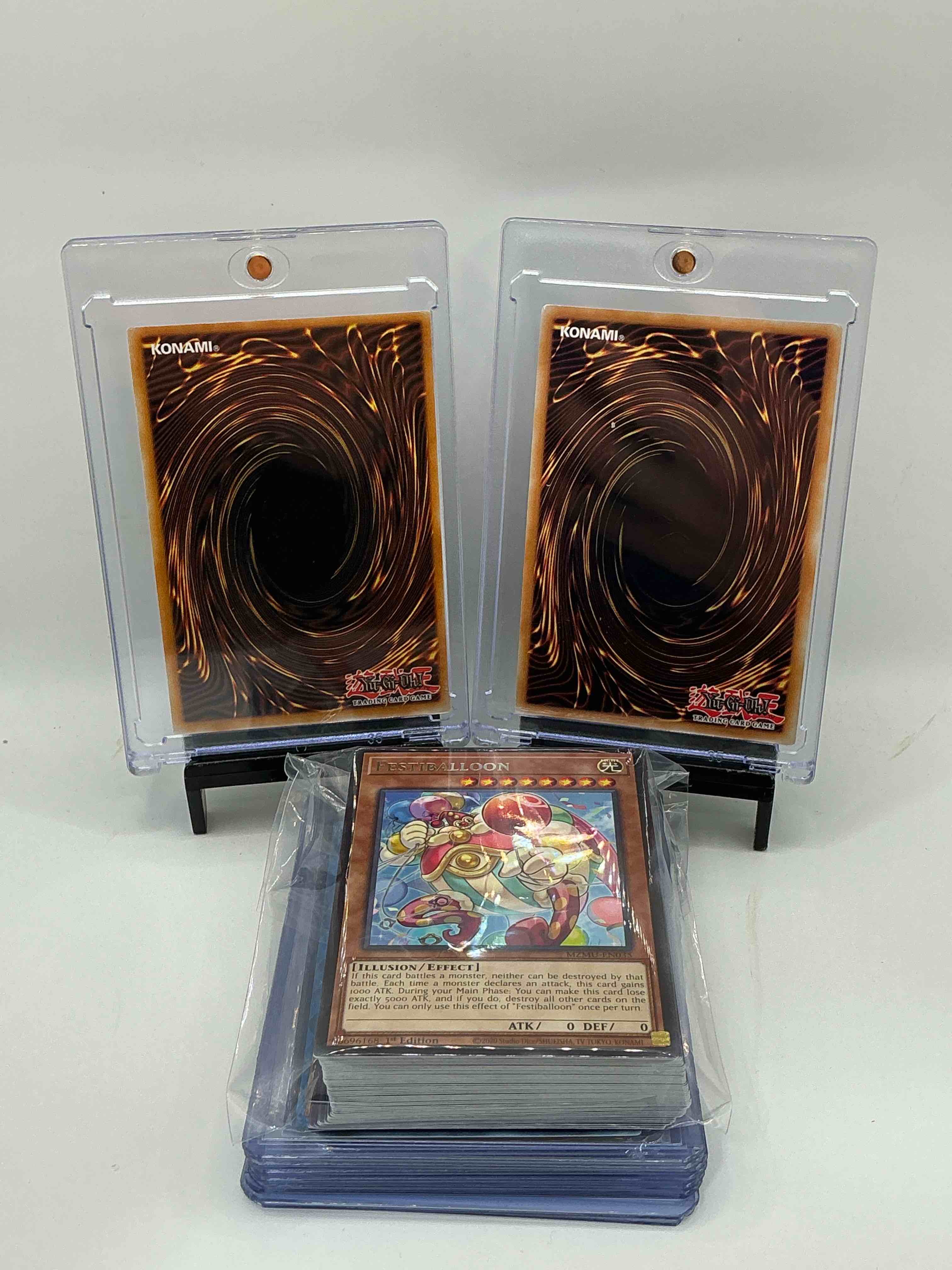 Condition photo showing New/Like New for Yu-Gi-Oh 50 Card Lot! Join The Craze Of Yu-Gi-Oh With These Awesome Cards! This 50 Card Lot Includes The Big Three Yu-Gi-Oh Category Cards, Monsters, Spells & Traps! This 50 Card Lot Includes Some Of All Three! WOW! Perfect Time To Start Collecting! 