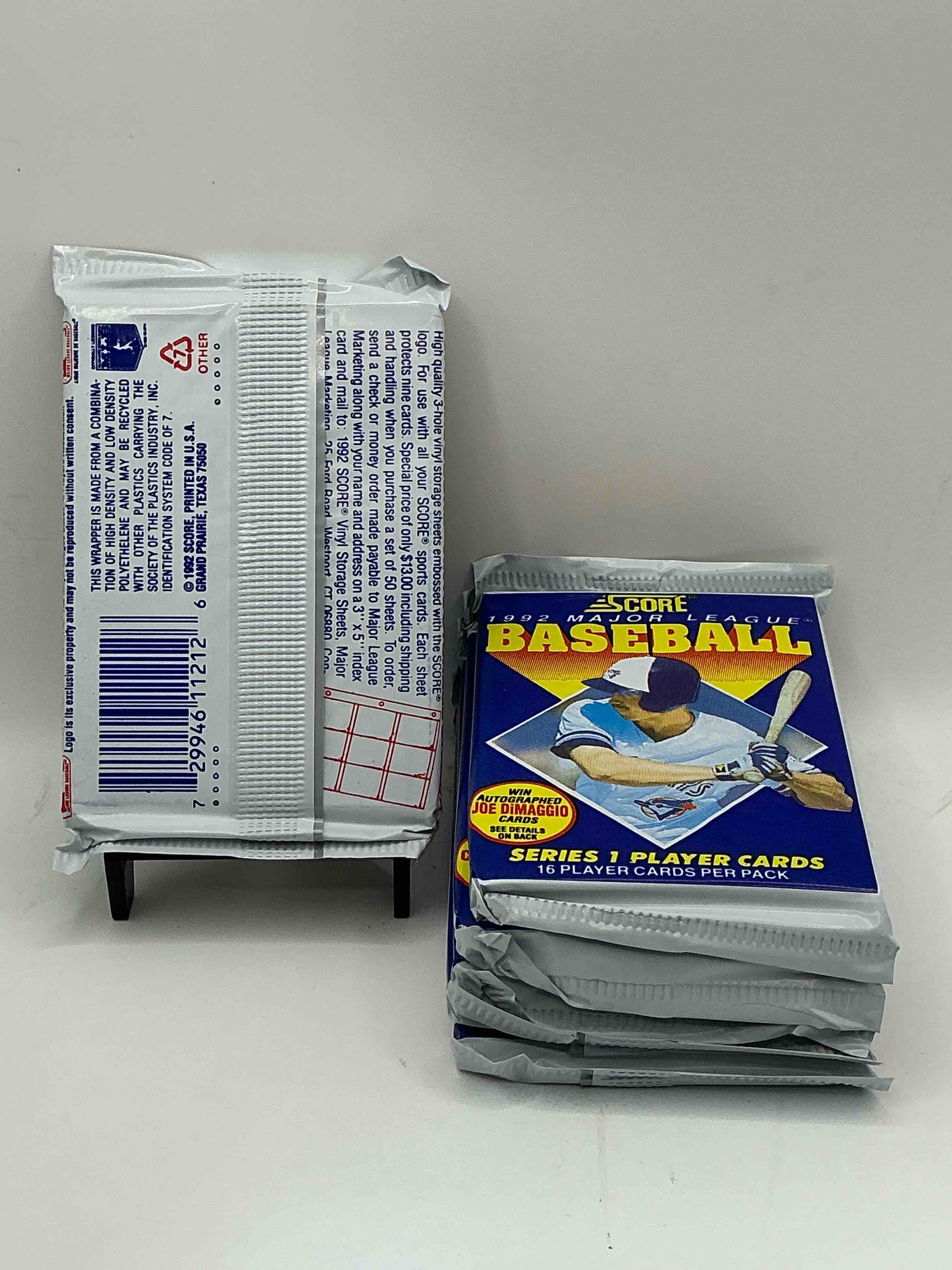 Condition photo showing New/Like New for Joe DiMaggio Autograph!? 2,495 Joe DiMaggio Randomly Inserted Signature Cards In The Packs From This Year! 1992 Score Baseball Craziness, See What You Get!