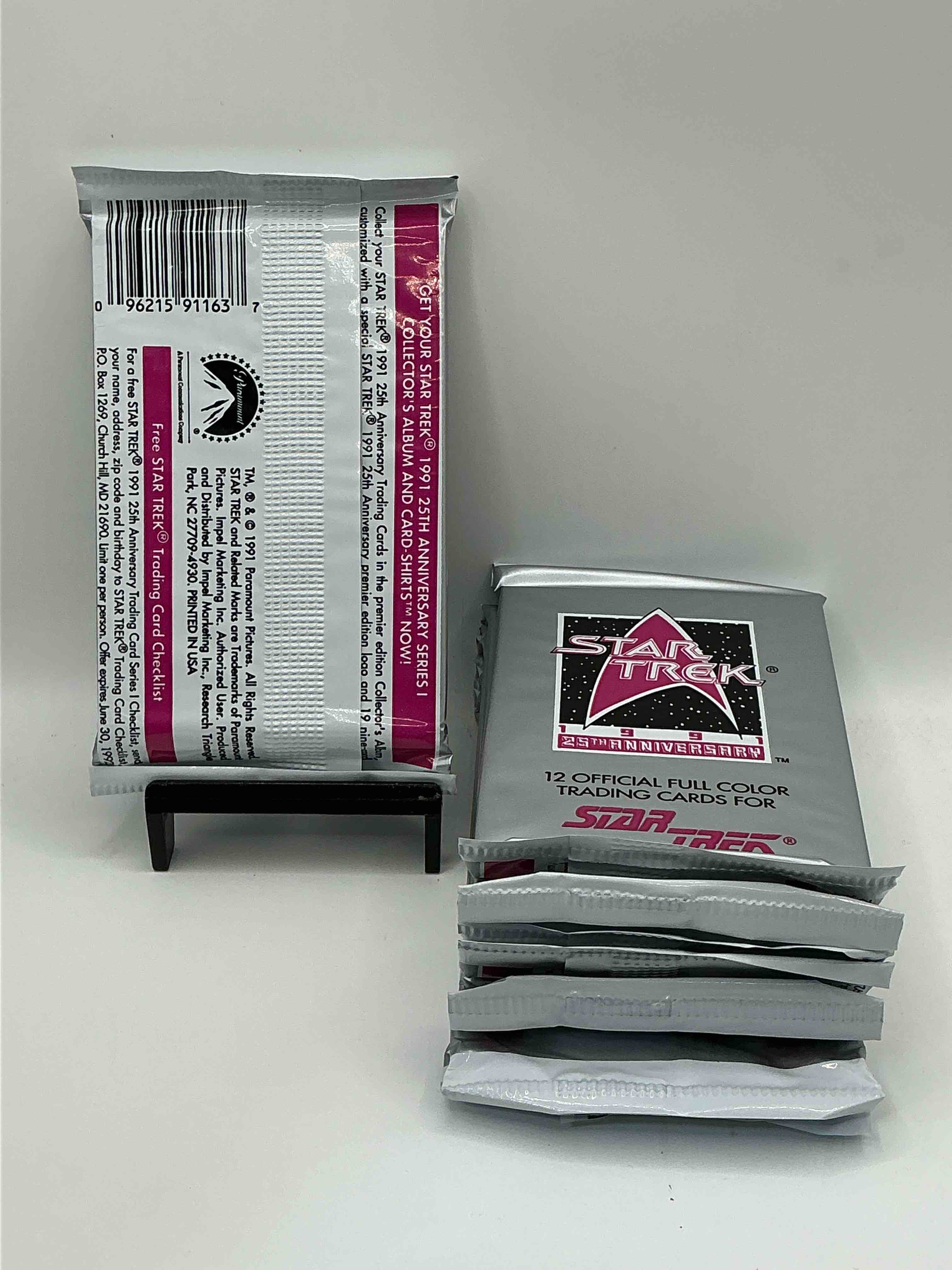 Condition photo showing New/Like New for Star Trek Rarities! 1991 Star Trek Unopened Packs, Straight From Box! Collect These Ultra Rare Packs!