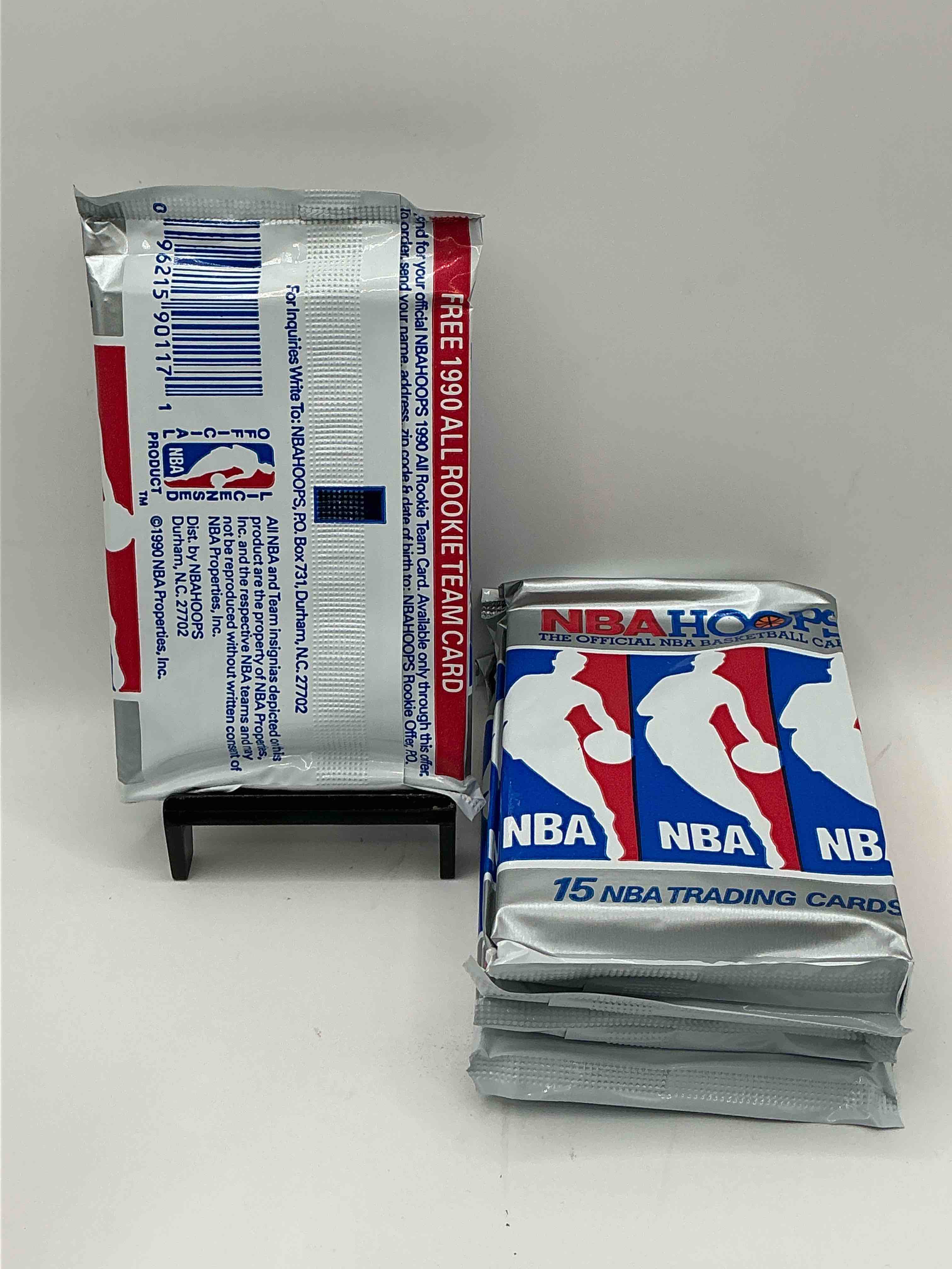Condition photo showing New/Like New for Michael Jordan!? 1990/91 NBA Hoops Unopened Sealed Trading Collectible Sports Card Pack, Direct From Original Sealed Retail Case! Search For Early Michael Jordan #65 (PSA 10 Value $550), Jordan All Star Card, & Too Many Other Nice Cards To List!