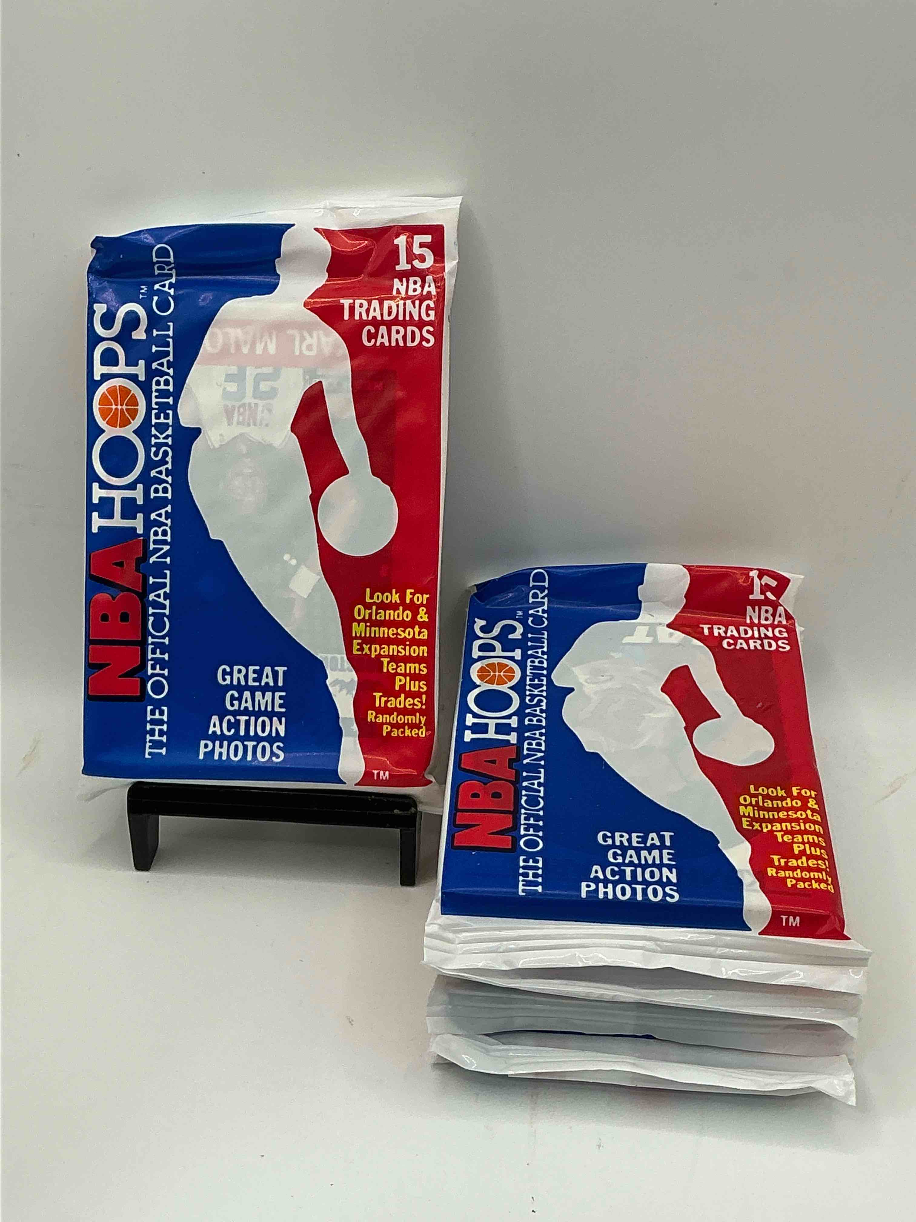 1989 Wow Valuable Michael Jordan?! Getting Very Rare! 1989/90 NBA Hoops Sealed Pack, Direct From Original Retail Case! Search For Valuable Michael Jordan #200 (PSA 10 Value Approx $200) & David Robinson's ONLY True Rookie Card #138 (PSA 10 Value $300) This Year Also Has Many Other Iconic Cards From Magic Johnson, Larry Bird & Too Many Others To List 1989 NBA Hoops Has Exploded in The Collector Market As It's The First Year Of NBA Hoops Production, & Only One Of Two Sets Produced in 1989 Don't Miss Out, Getting Very Rare!