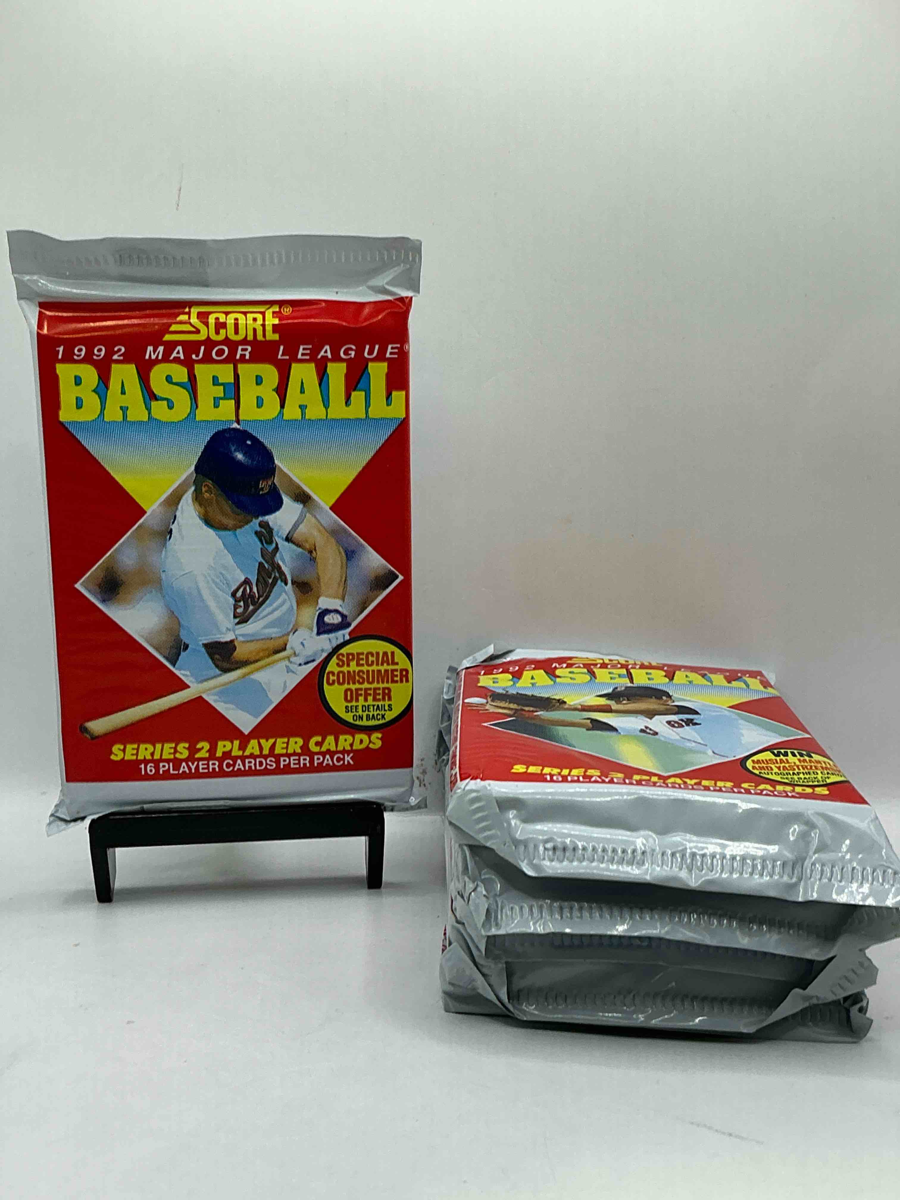 Mantle, Musial Or Yastrzemski Autograph!? 6,496 Randomly Inserted Signature Cards In The Packs From This Year Of Any Of These Players! 1992 Score Baseball Craziness! Series 2, See What You Get!