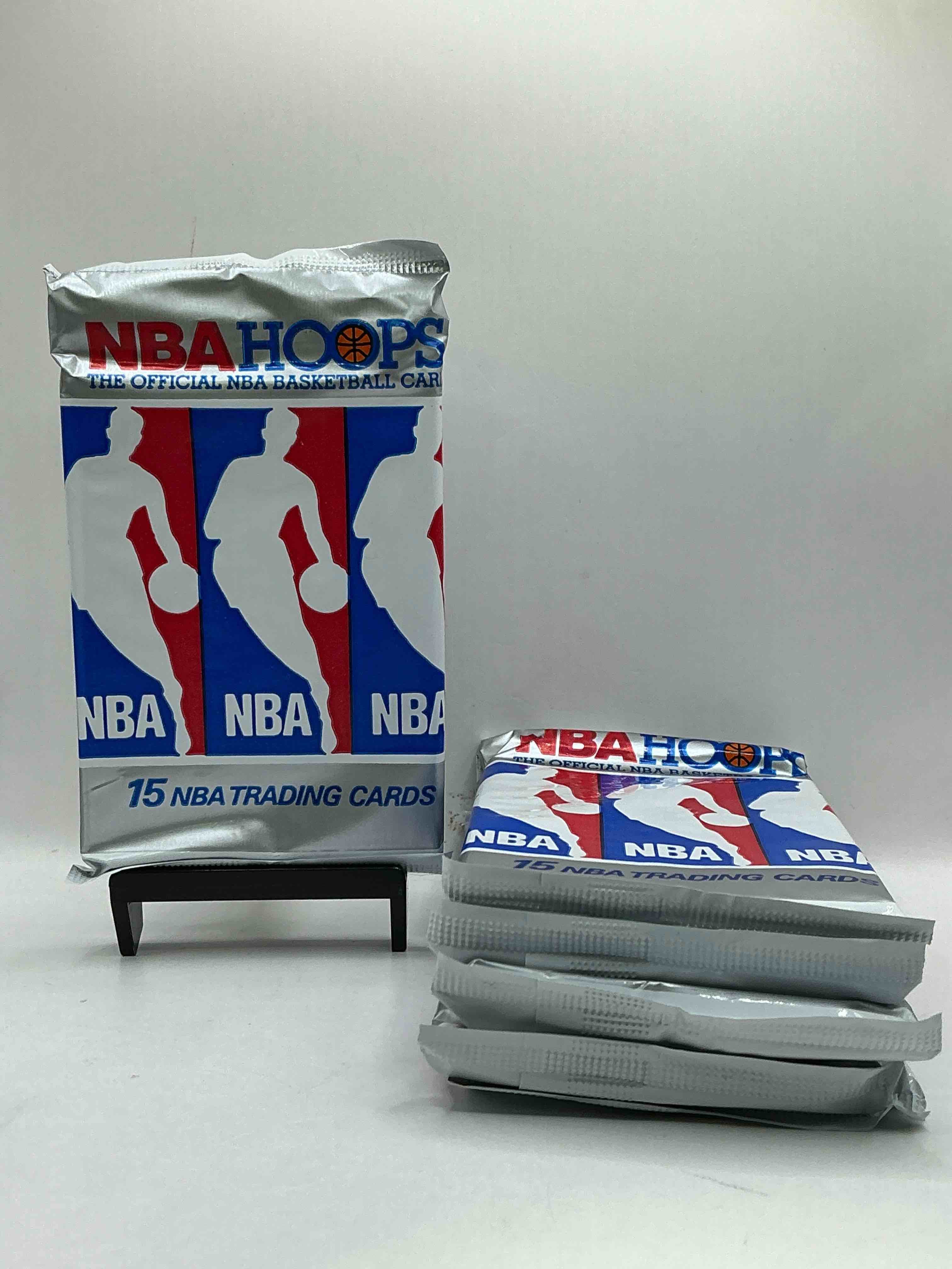 Michael Jordan!? 1990/91 NBA Hoops Unopened Sealed Trading Collectible Sports Card Pack, Direct From Original Sealed Retail Case! Search For Early Michael Jordan #65 (PSA 10 Value $550), Jordan All Star Card, & Too Many Other Nice Cards To List!