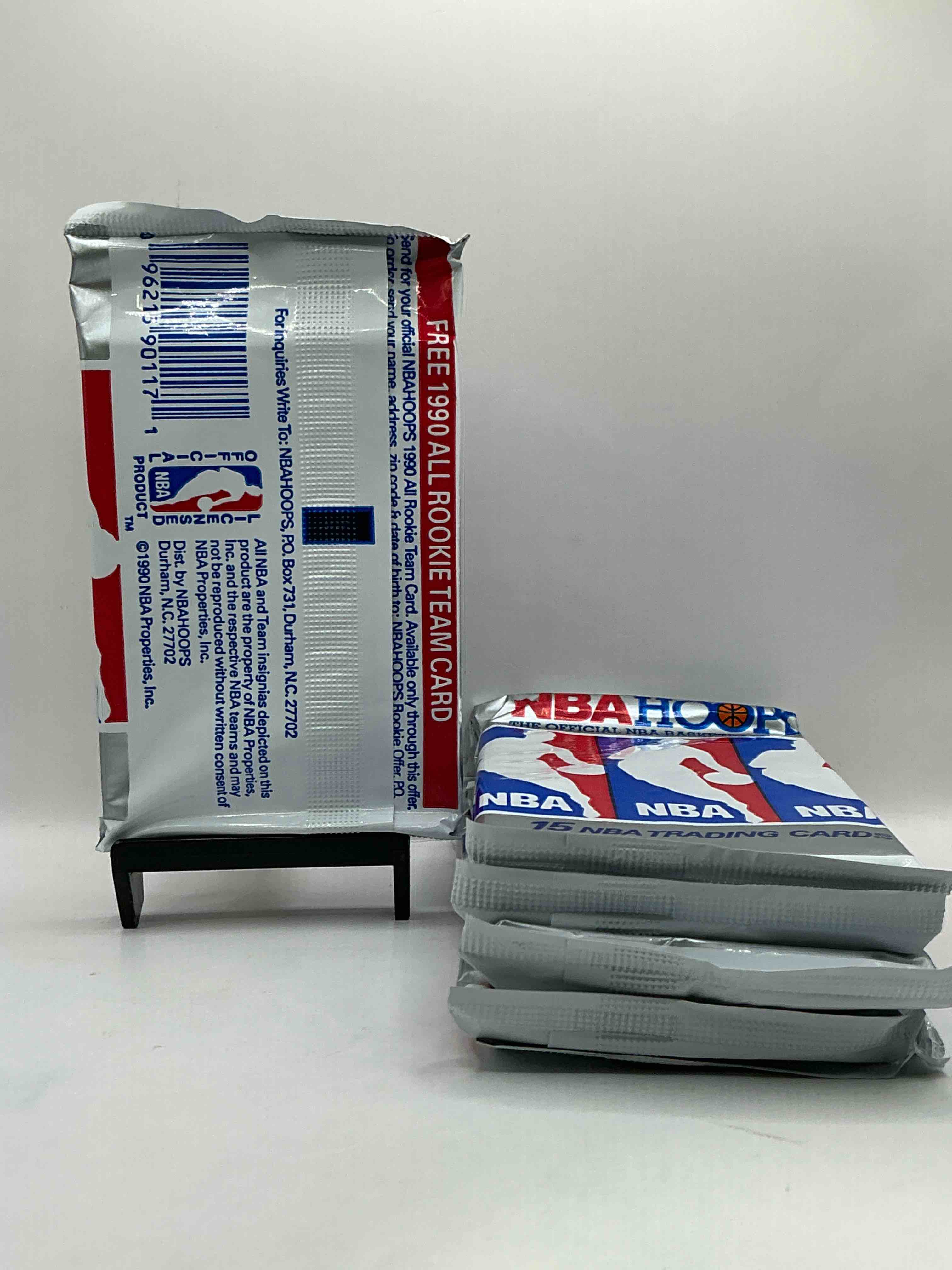 Condition photo showing New/Like New for Michael Jordan!? 1990/91 NBA Hoops Unopened Sealed Trading Collectible Sports Card Pack, Direct From Original Sealed Retail Case! Search For Early Michael Jordan #65 (PSA 10 Value $550), Jordan All Star Card, & Too Many Other Nice Cards To List!