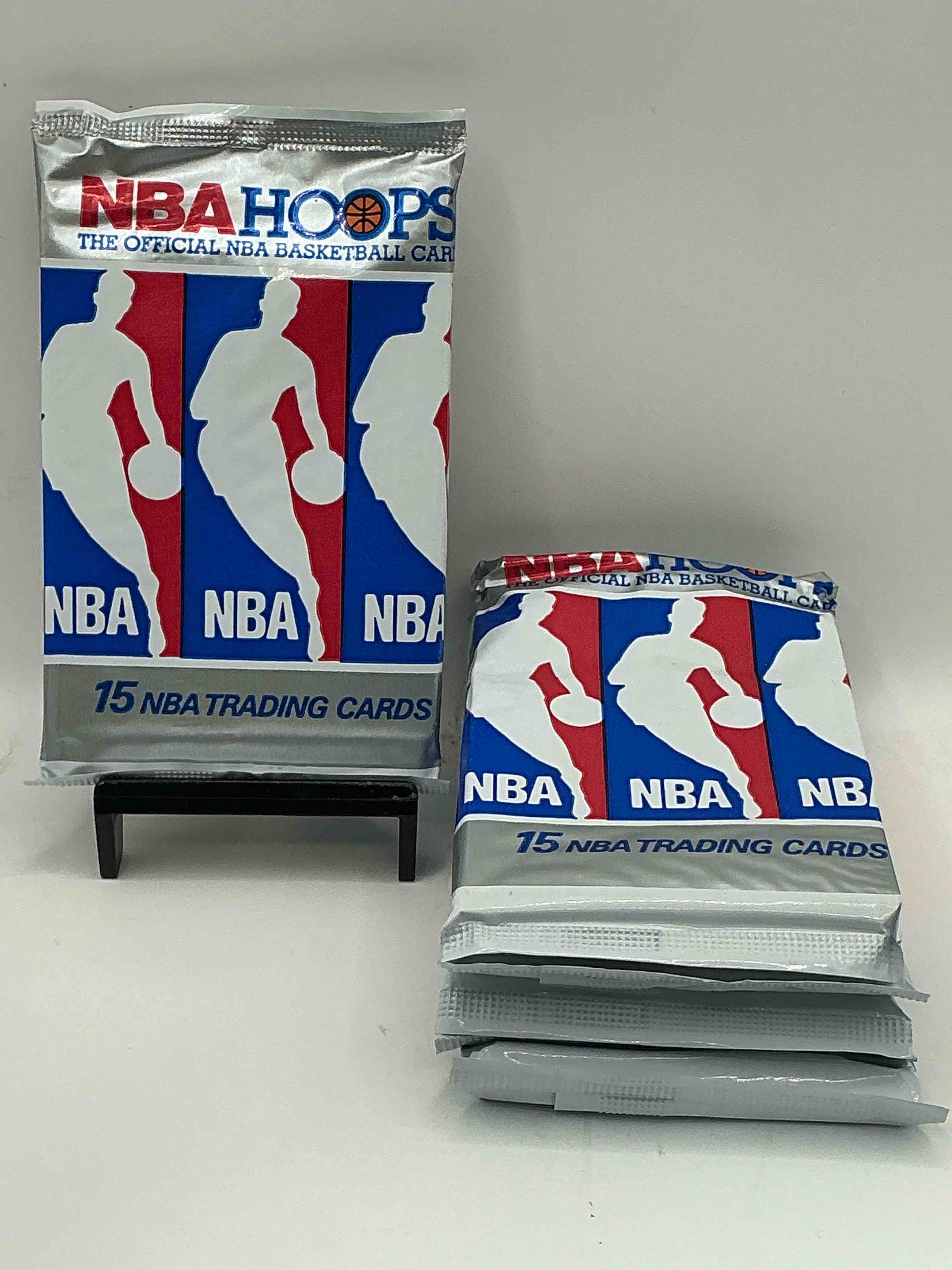 Michael Jordan!? 1990/91 NBA Hoops Unopened Sealed Trading Collectible Sports Card Pack, Direct From Original Sealed Retail Case! Search For Early Michael Jordan #65 (PSA 10 Value $550), Jordan All Star Card, & Too Many Other Nice Cards To List!