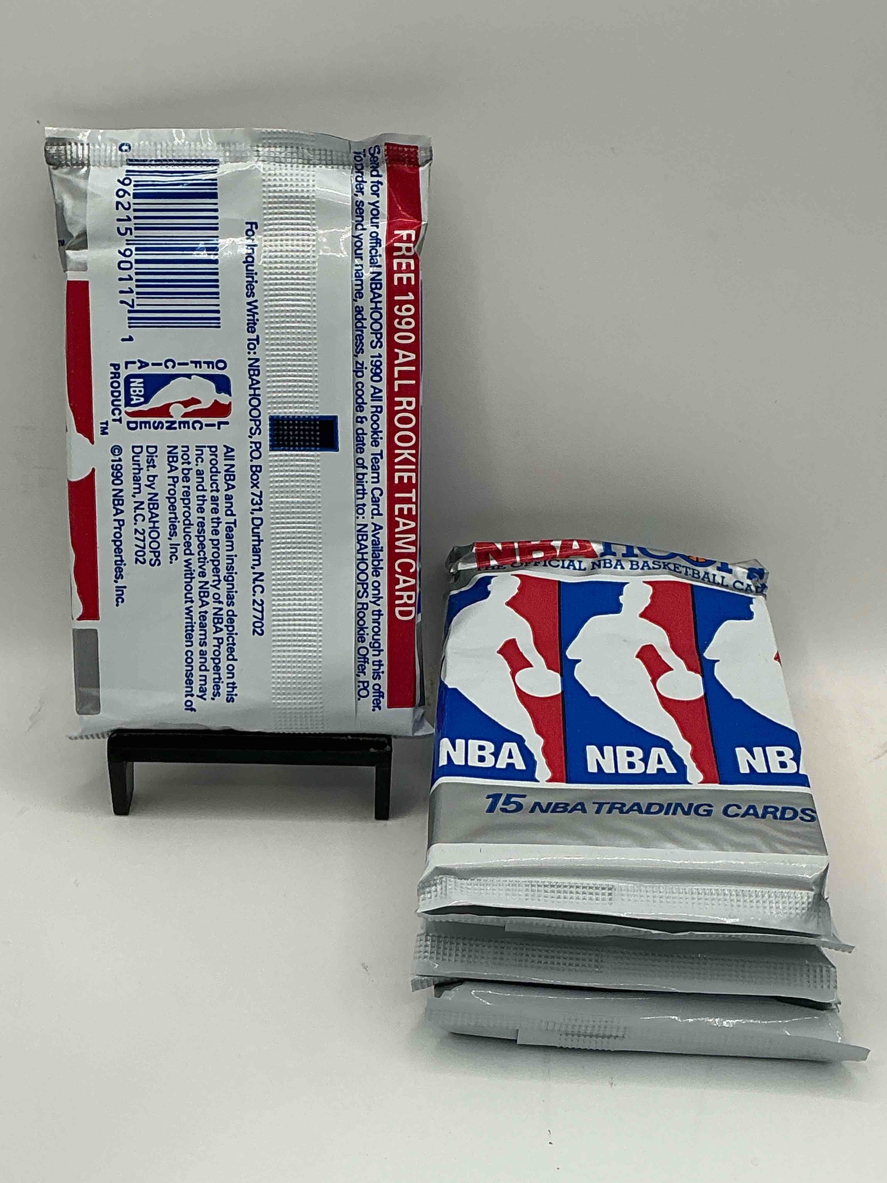 Condition photo showing New/Like New for Michael Jordan!? 1990/91 NBA Hoops Unopened Sealed Trading Collectible Sports Card Pack, Direct From Original Sealed Retail Case! Search For Early Michael Jordan #65 (PSA 10 Value $550), Jordan All Star Card, & Too Many Other Nice Cards To List!