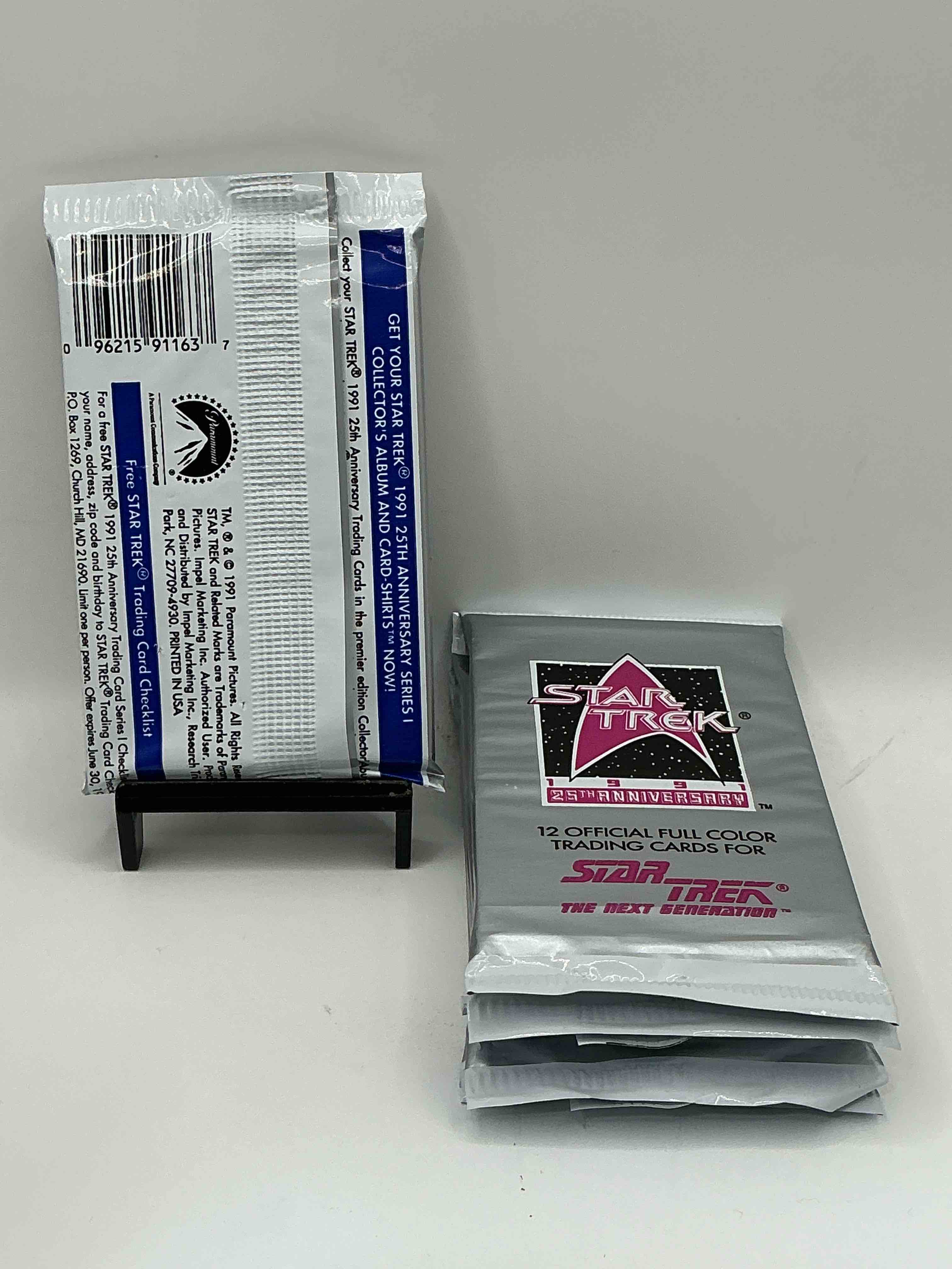 Condition photo showing New/Like New for Star Trek Rarities! 1991 Star Trek Unopened Packs, Straight From Box! Collect These Ultra Rare Packs!