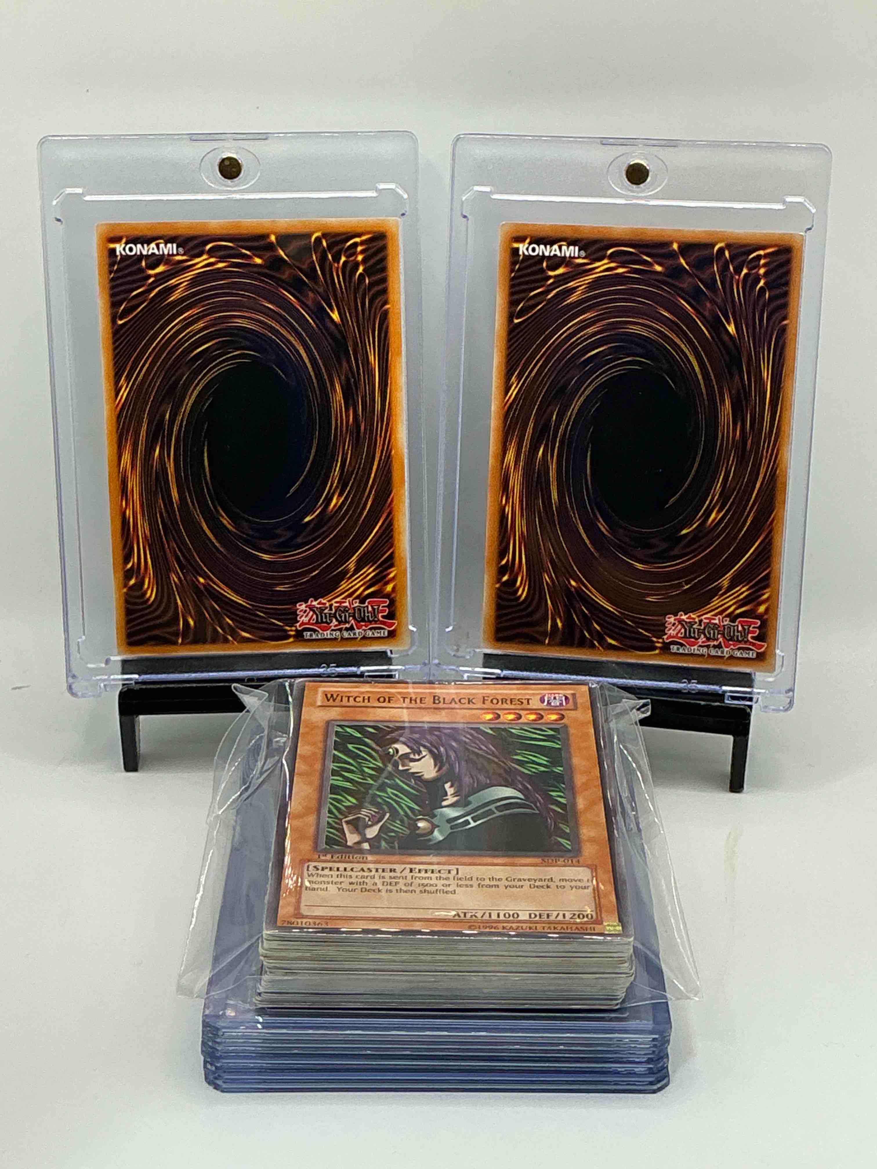 Condition photo showing New/Like New for Yu-Gi-Oh 50 Card Lot! Join The Craze Of Yu-Gi-Oh With These Awesome Cards! This 50 Card Lot Includes The Big Three Yu-Gi-Oh Category Cards, Monsters, Spells & Traps! This 50 Card Lot Includes Some Of All Three! WOW! Perfect Time To Start Collecting! 