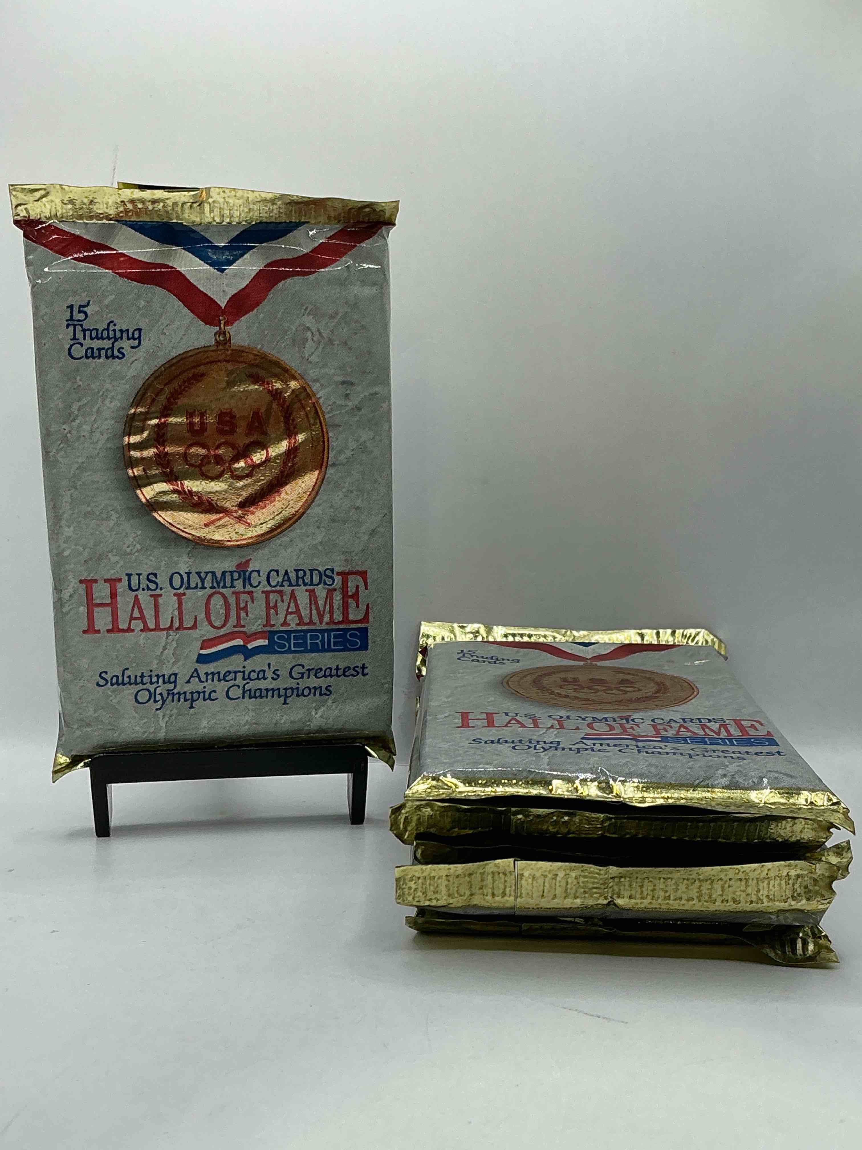 Olympic Insanity! US Olympic Hall Of Fame 1992 Packs! Direct From Box! Check Out These Rare US Olympic Packs!