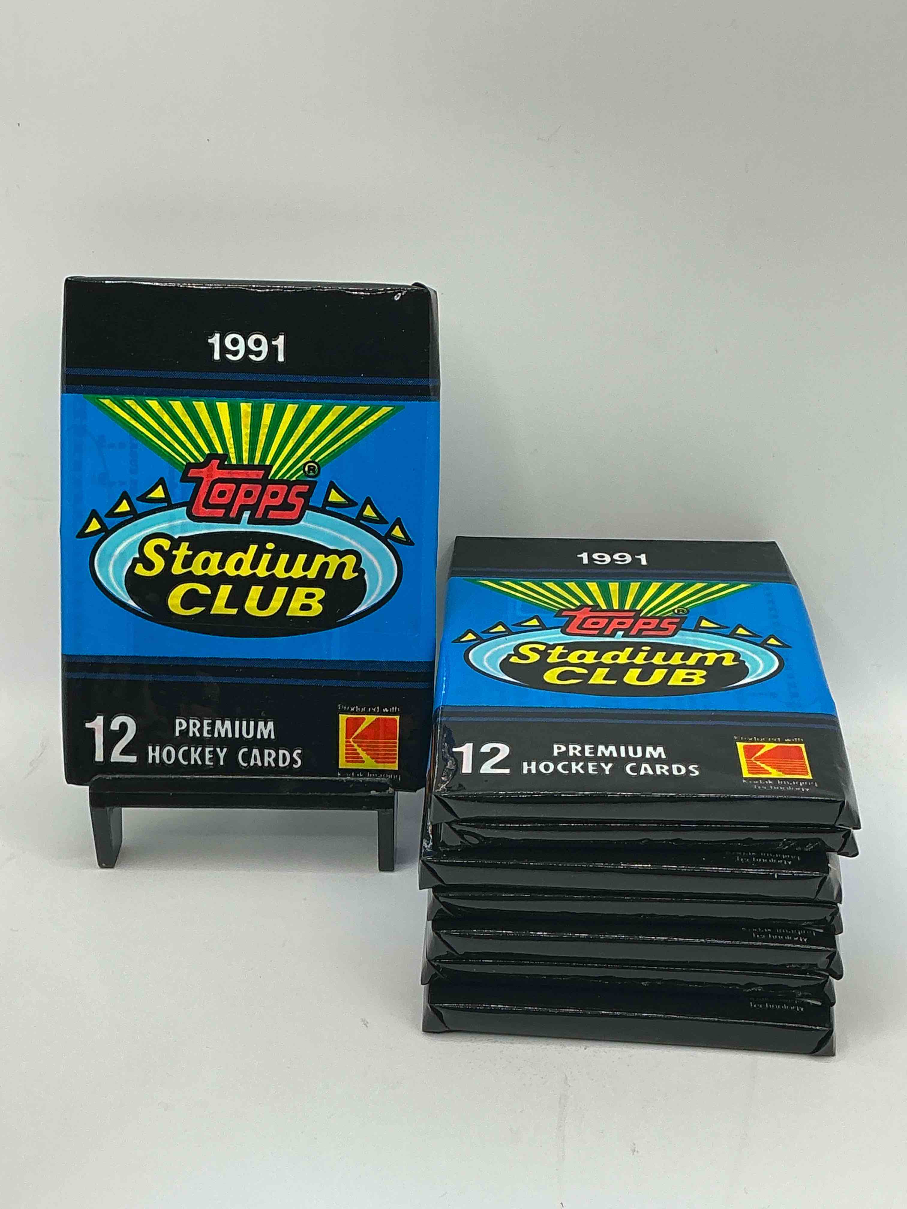 wow! 1991-92 nhl topps stadium club premiere edition! look for all of your favorite stars from the 90’s in these rare packs!