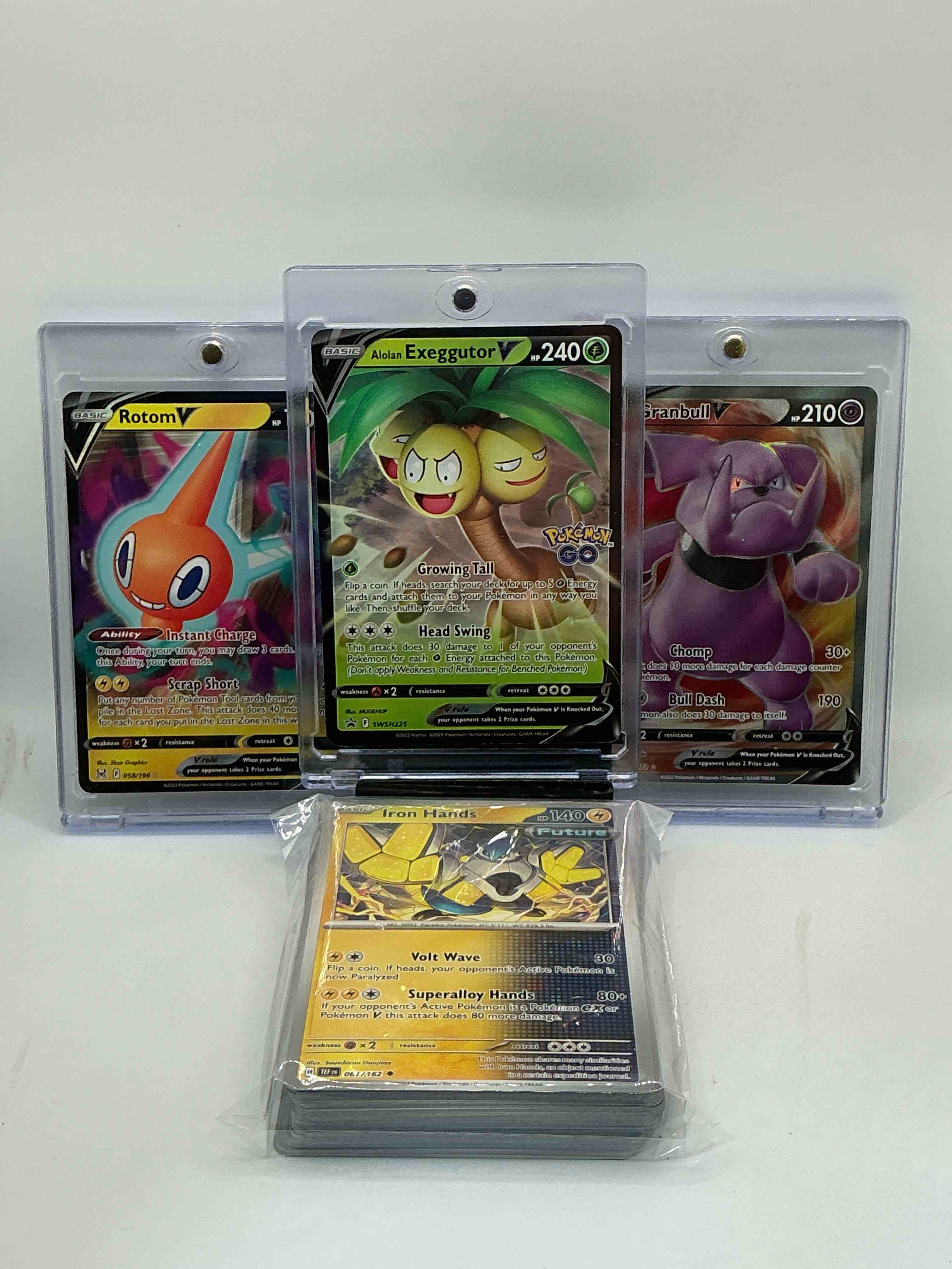 Pokémon Palooza! Alolan Exeggutor V! Granville V! Rotom V! Along With 50 Other Pokémon Heroes, Holos, Legends & Commons!