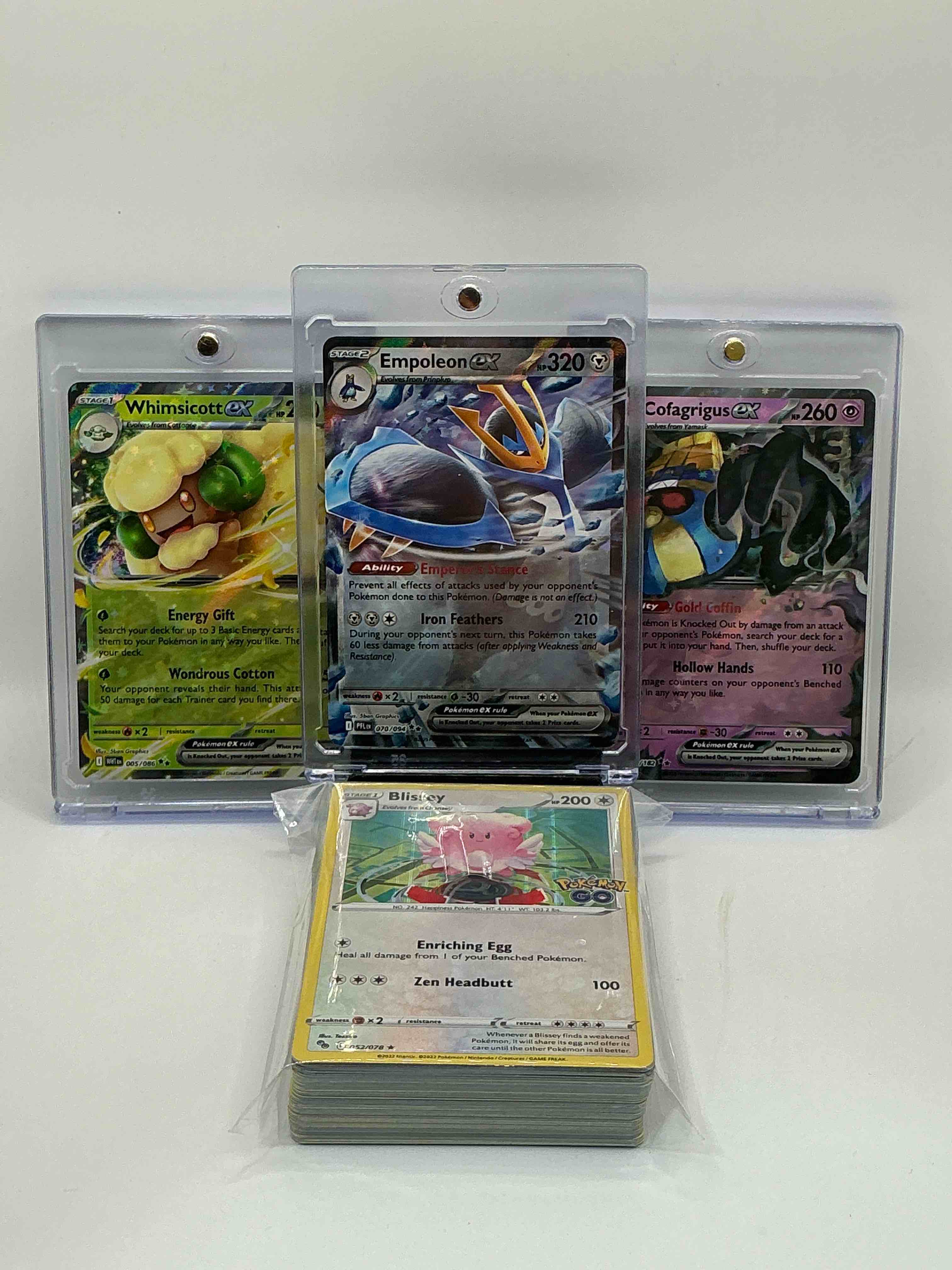 Pokémon Palooza! Empoleon EX! Cofagrigus EX! Whimsicott EX! Along With 50 Other Pokémon Heroes, Holos, Legends & Commons!