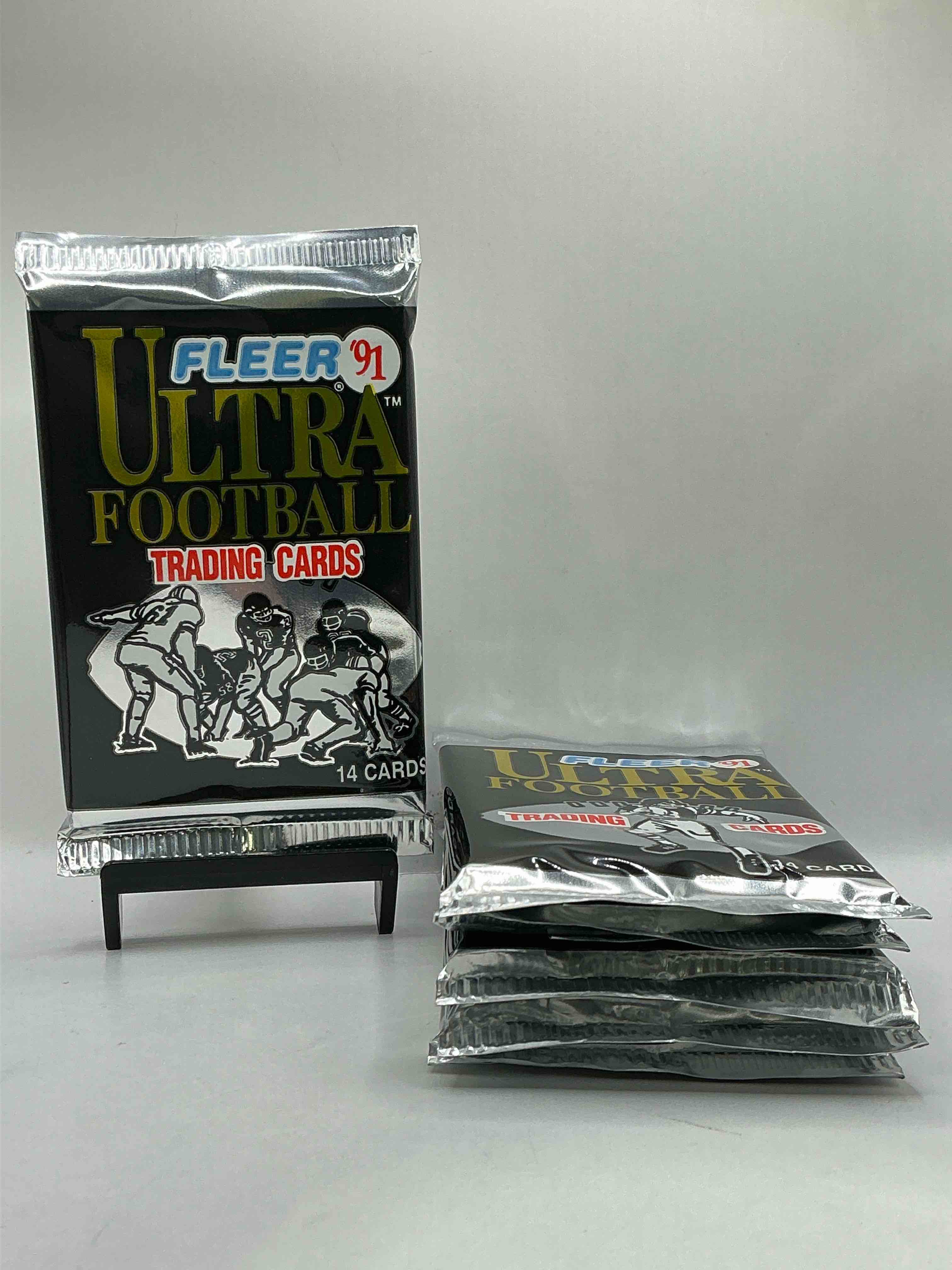 brett favre rookie!? 1991 fleer ultra unopened packs straight from original box!search for brett favre rookie & other valuable cards from joe montana emmitt smith & barry sanders!