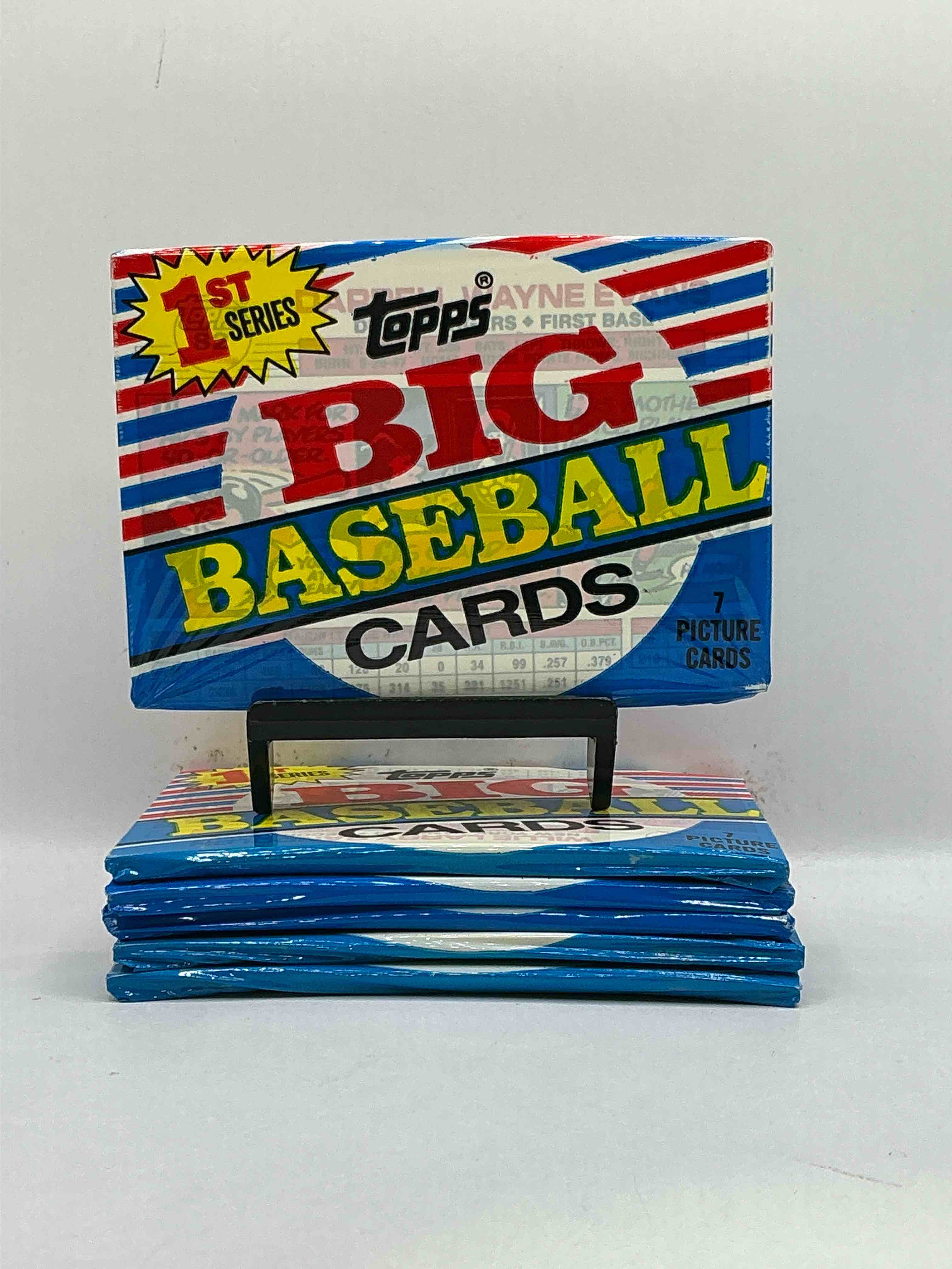 1988 topps big baseball sealed card packs direct from original retail case. getting harder & harder to find! search for bo jackson, roger clemons & tons of 80's stars in these fun cards you rarely see!