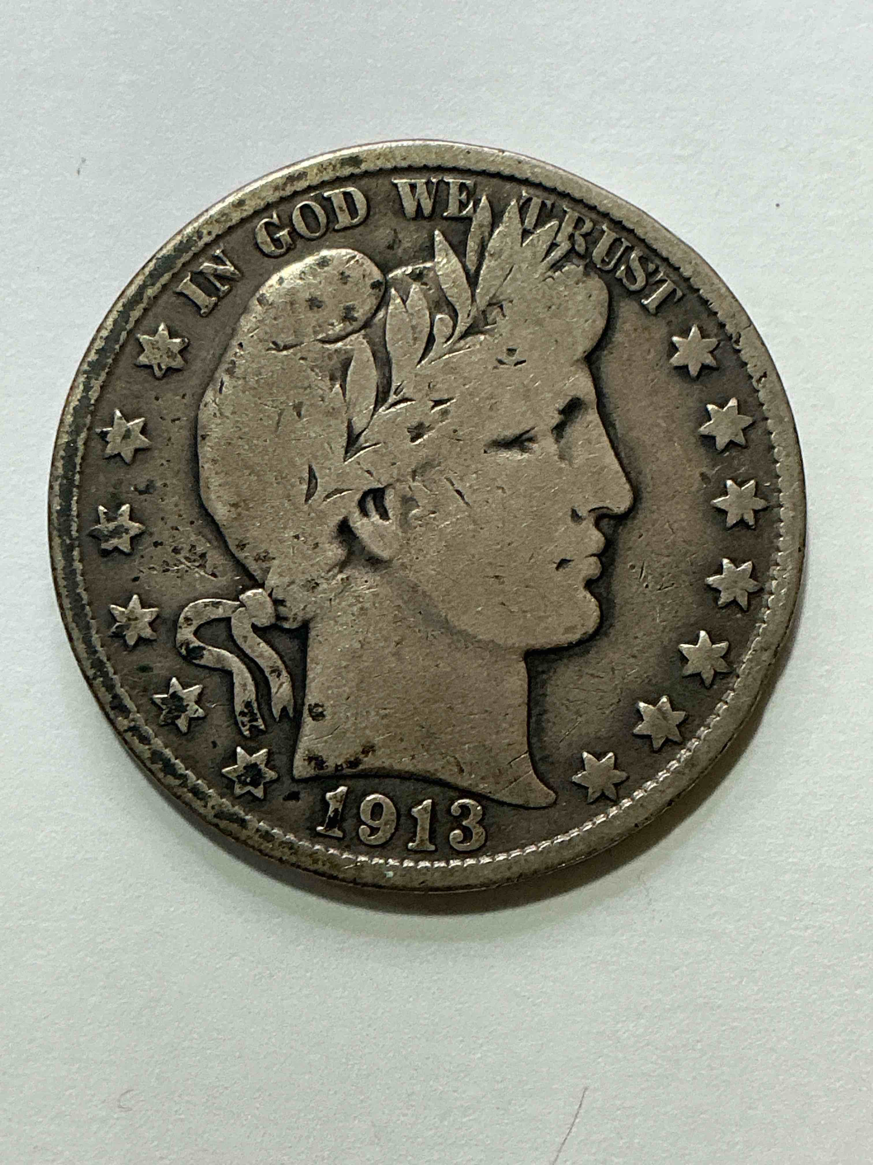 world war i era american silver! barber half dollar from the world war i era! these half dollars are 90% fine us silver & super rare, even more rare with wwi era dates! beautiful & circulated! perfect addition to any collection! 